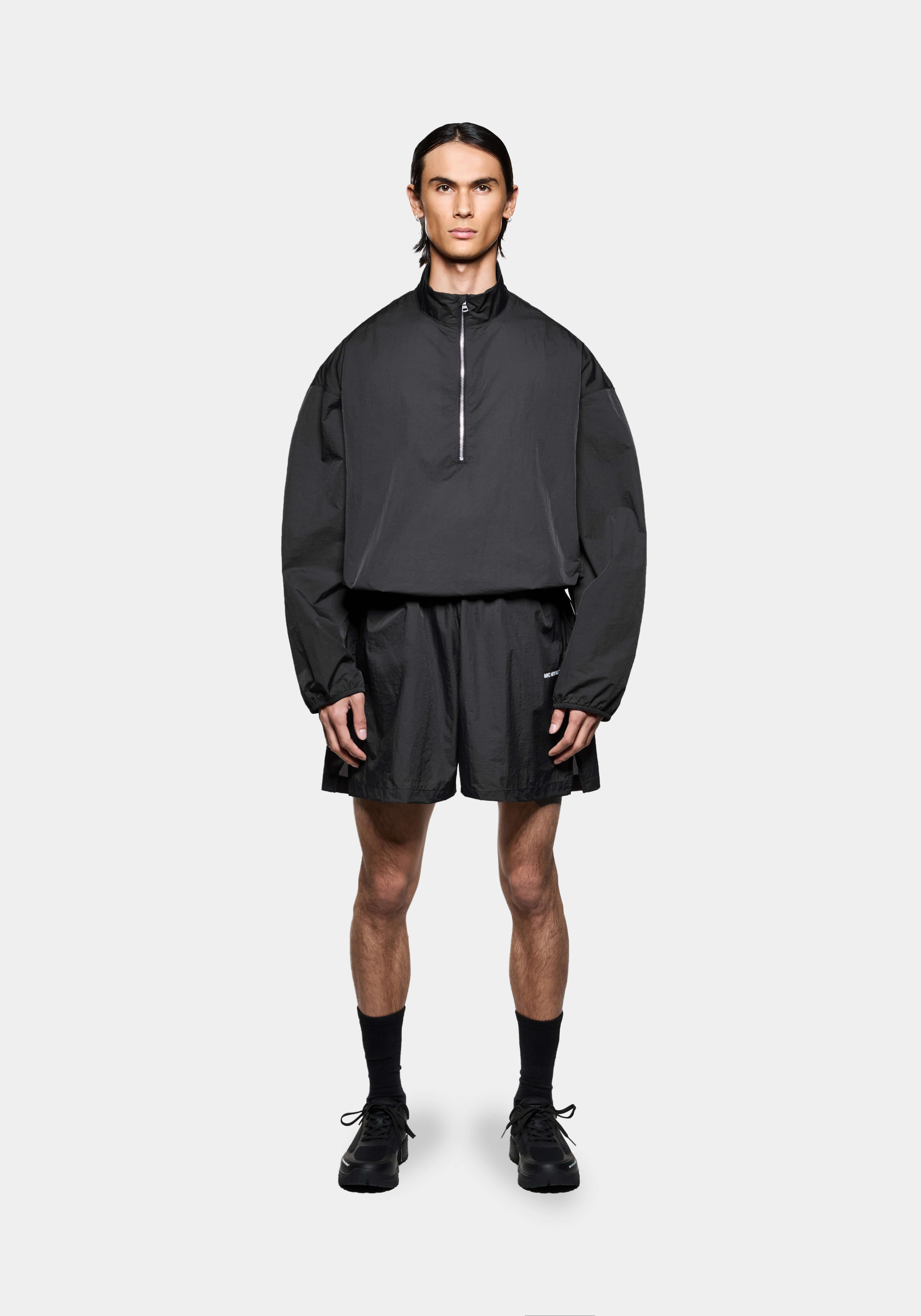 mikiko MKI BLACK HYPERLIGHT WIND QUARTER ZIP – MKI MIYUKI ZOKU®