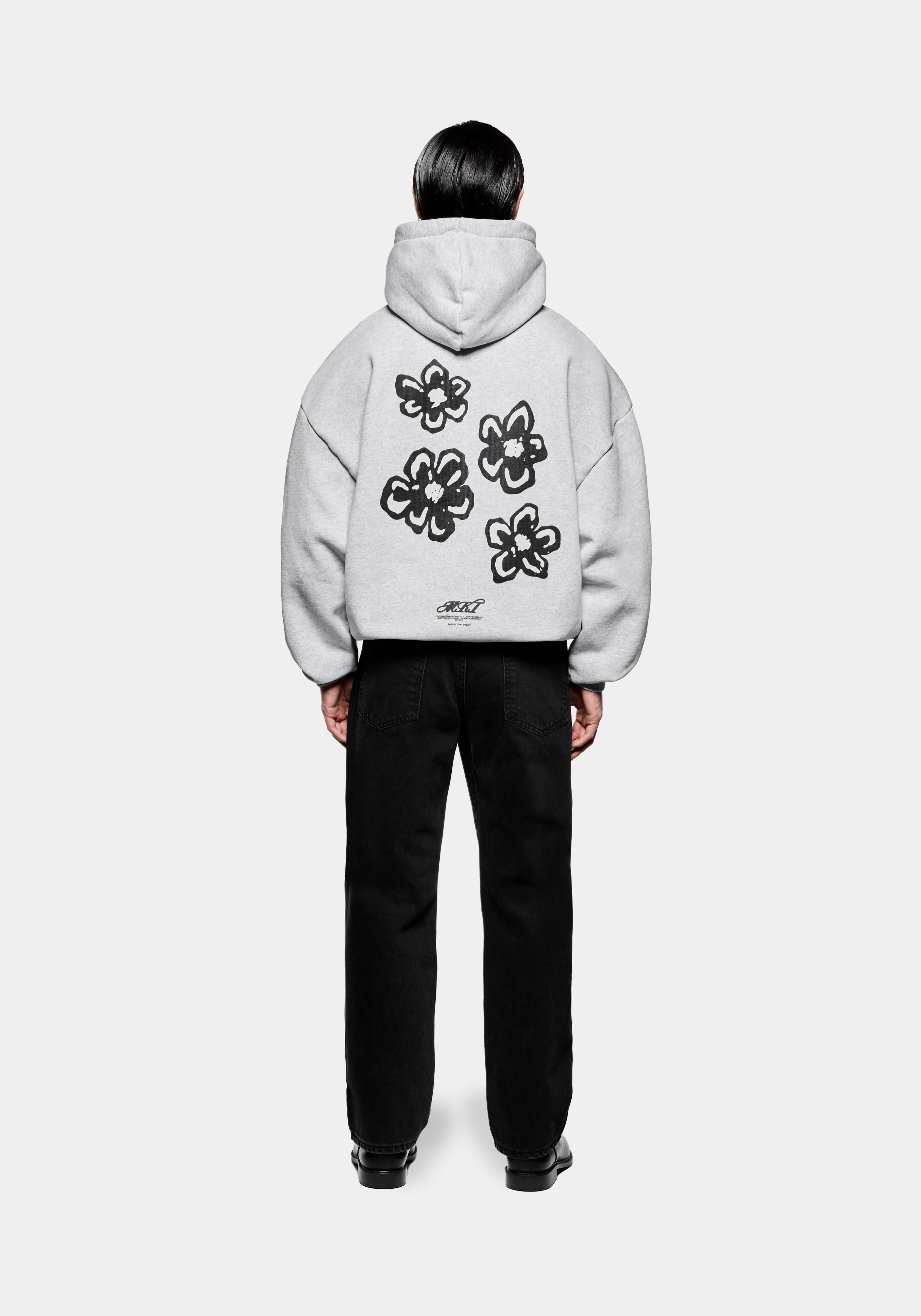 MKI GREY HIBISCUS HOODY – MKI MIYUKI ZOKU®
