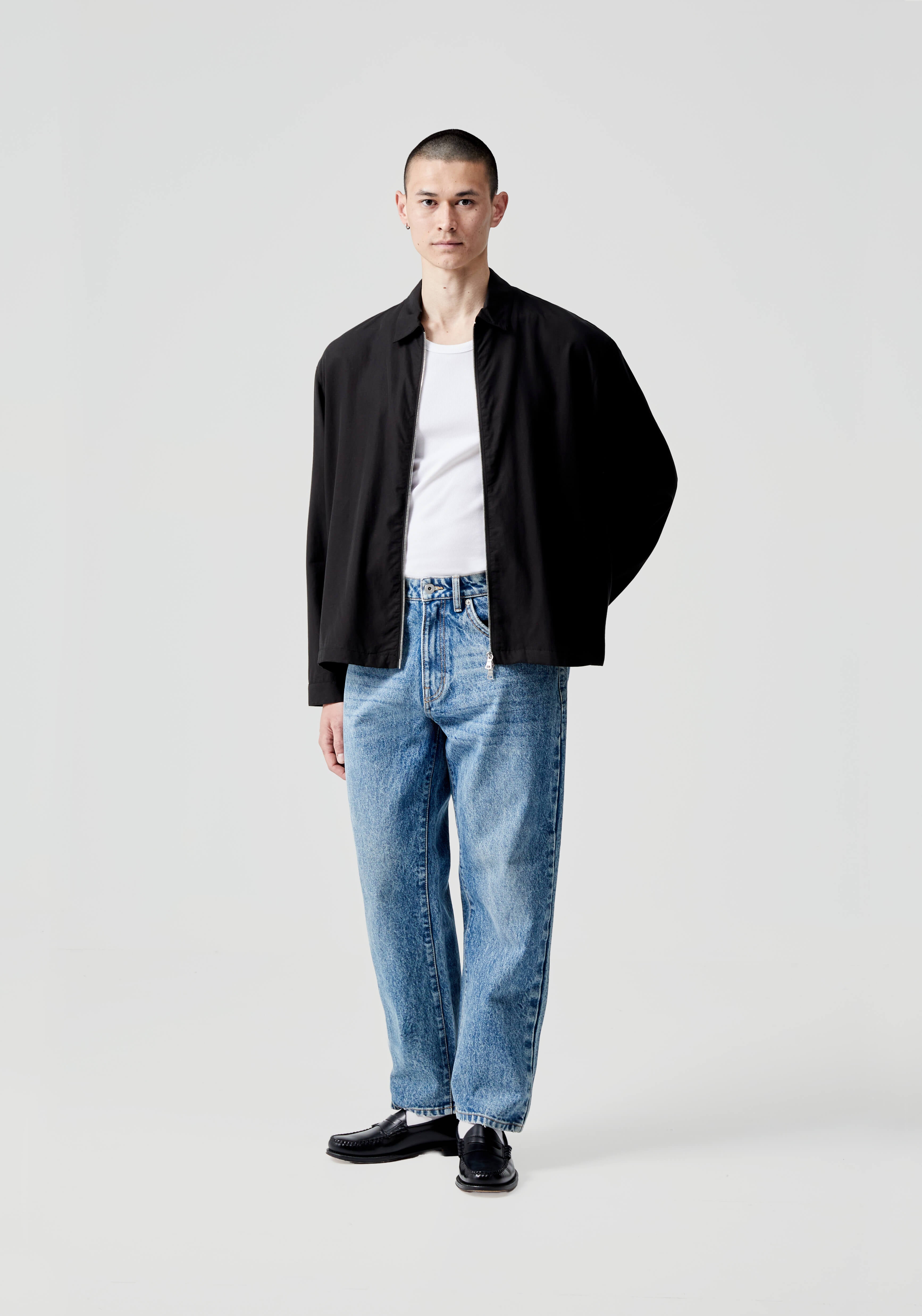 Eaphi volume sleeve short jacket