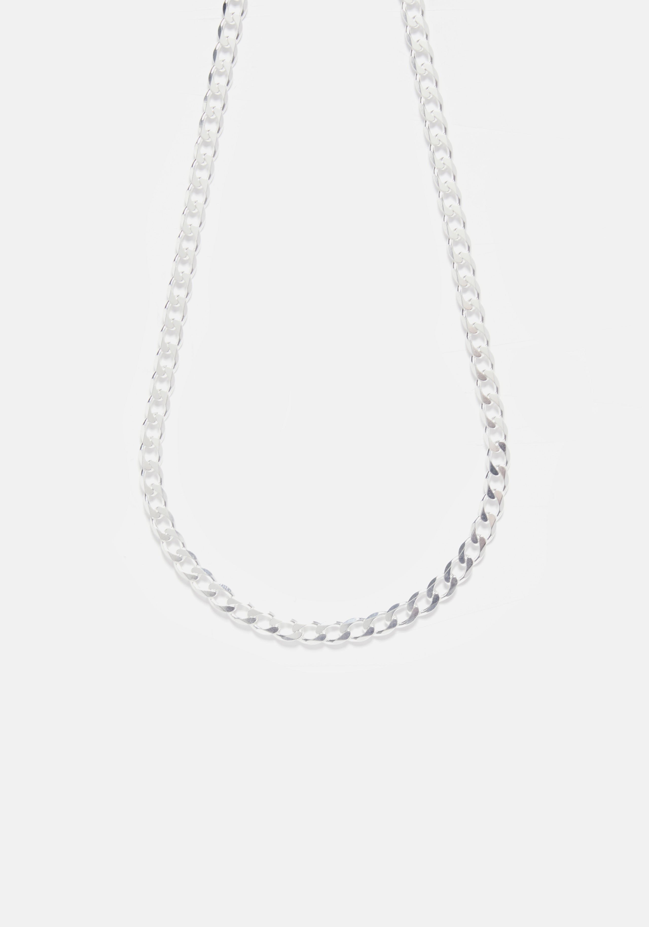 Solid heavy online silver chain