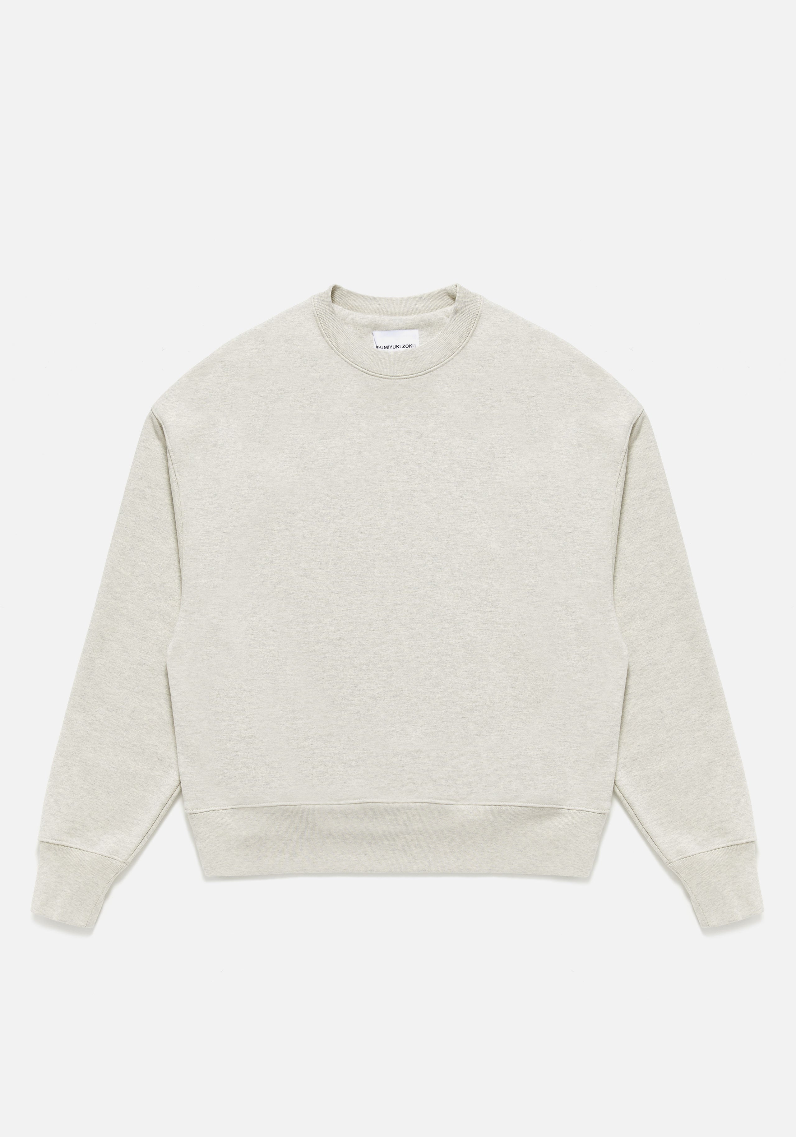 Oatmeal crew neck sweatshirt top