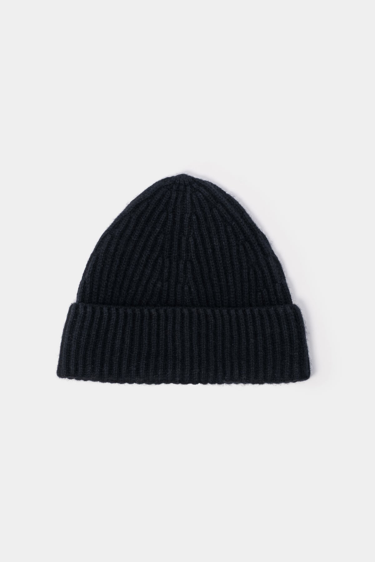 MKI CASHMERE RIBBED BEANIE