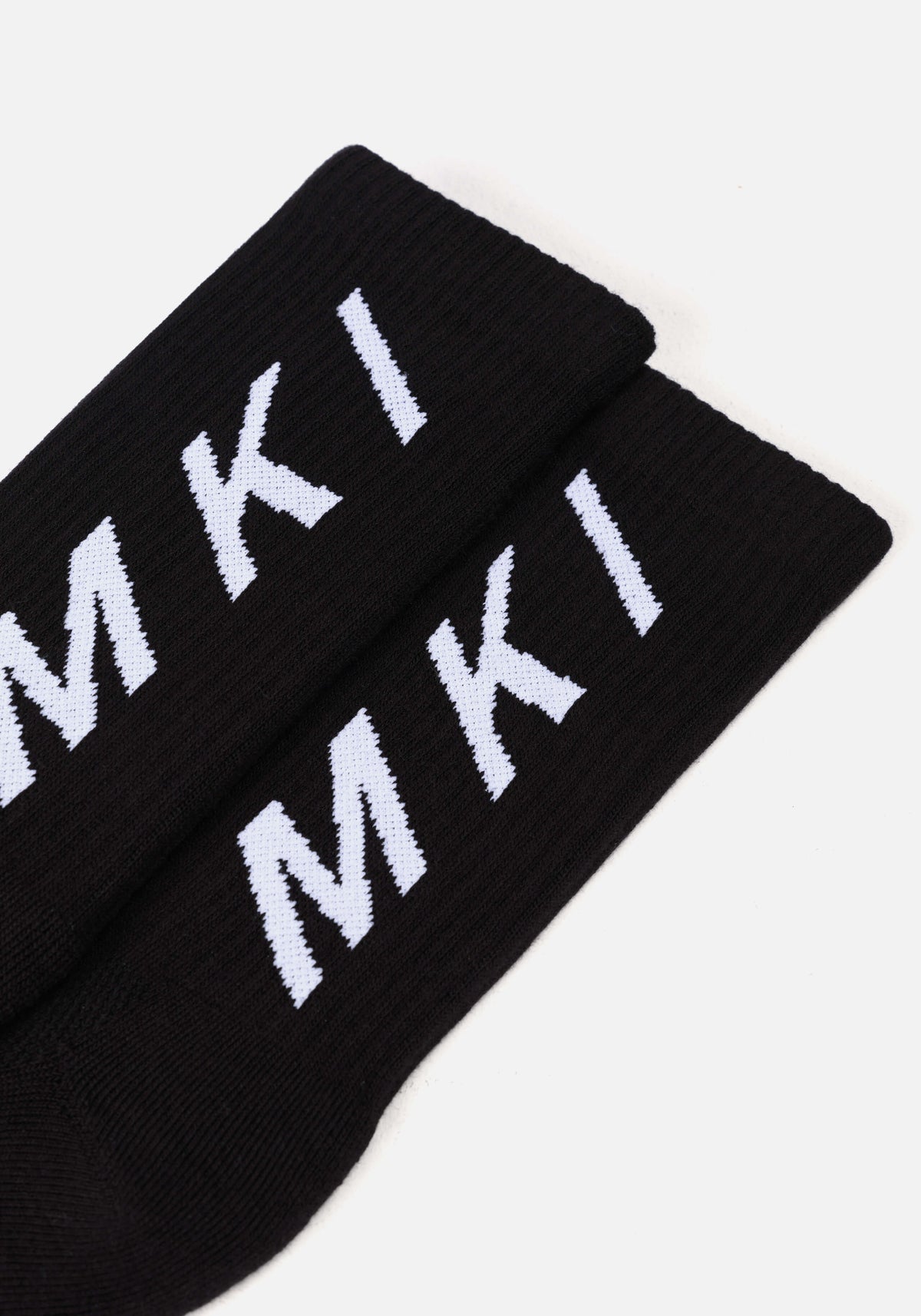 Italic Socks in Black – image 2 of 5