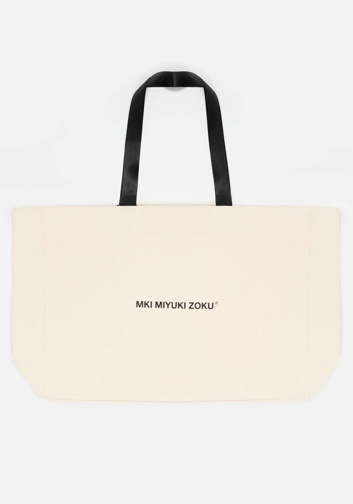 MKI MIYUKI ZOKU Canvas Weekend Tote Bag in Ecru