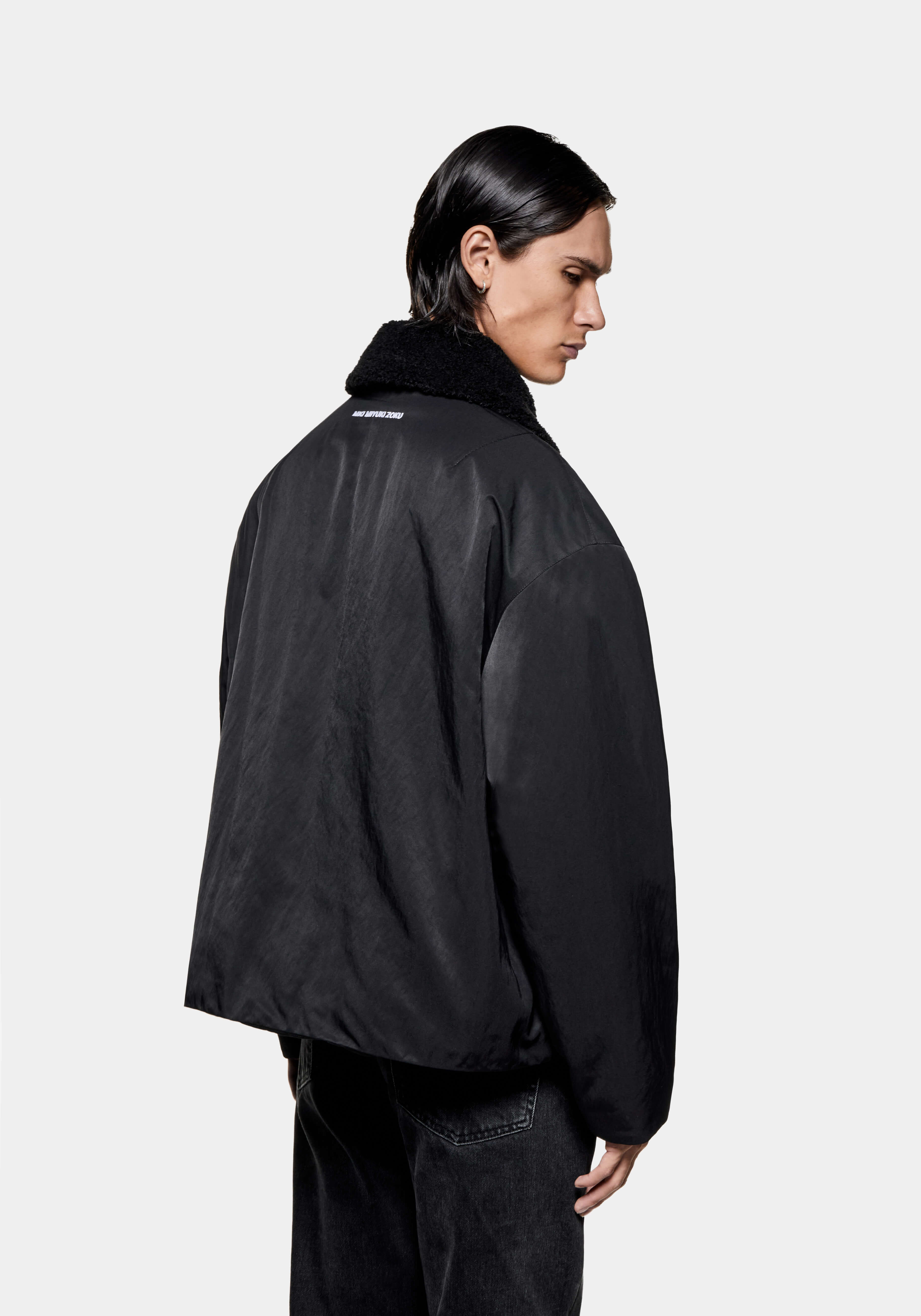 PURE SQUARE(pure2) NYLON BOXY JACKET 〈1〉 MKI PADDED NYLON BOX JACKET – MKI MIYUKI ZOKU®
