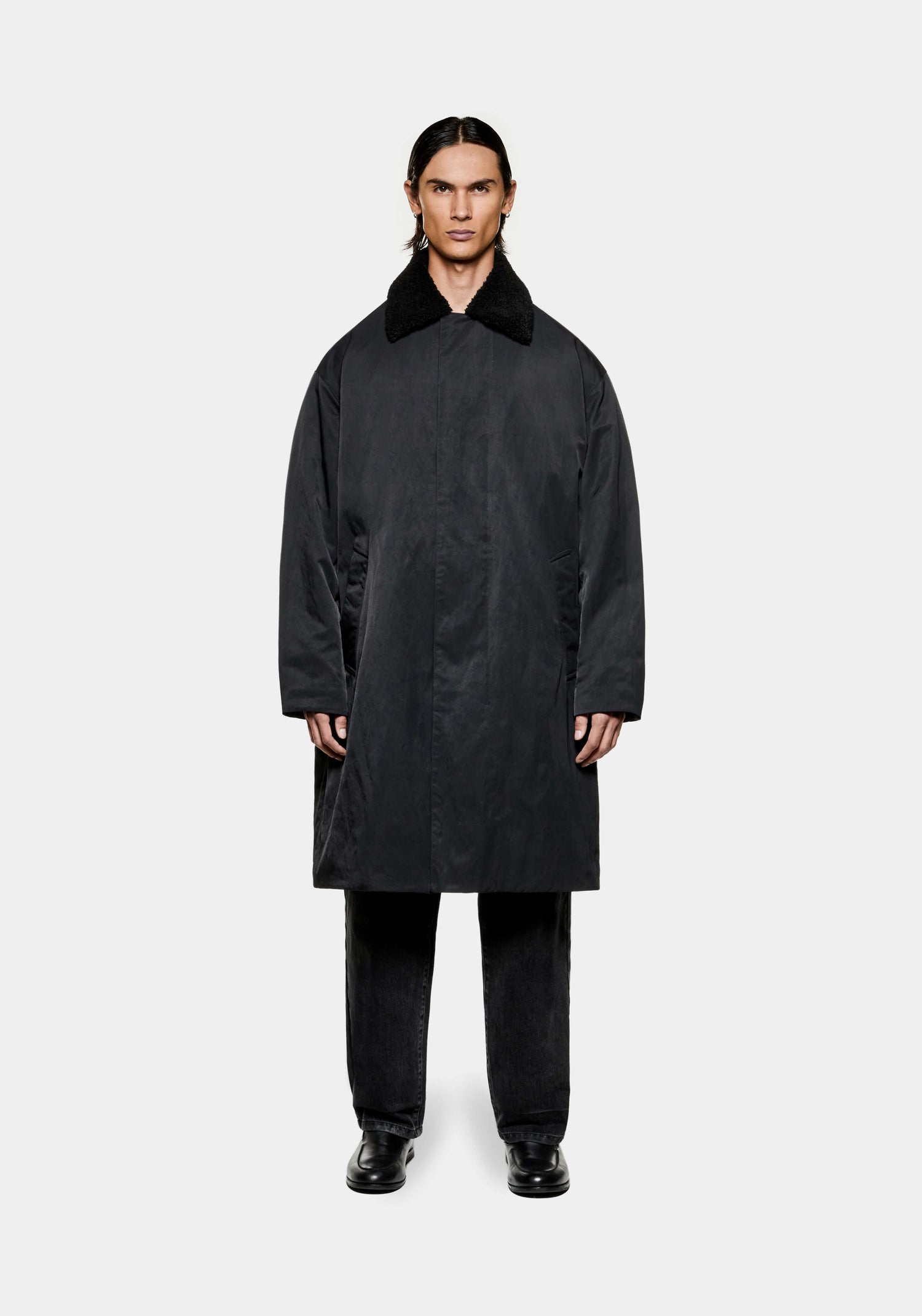 MKI PADDED NYLON OVERCOAT
