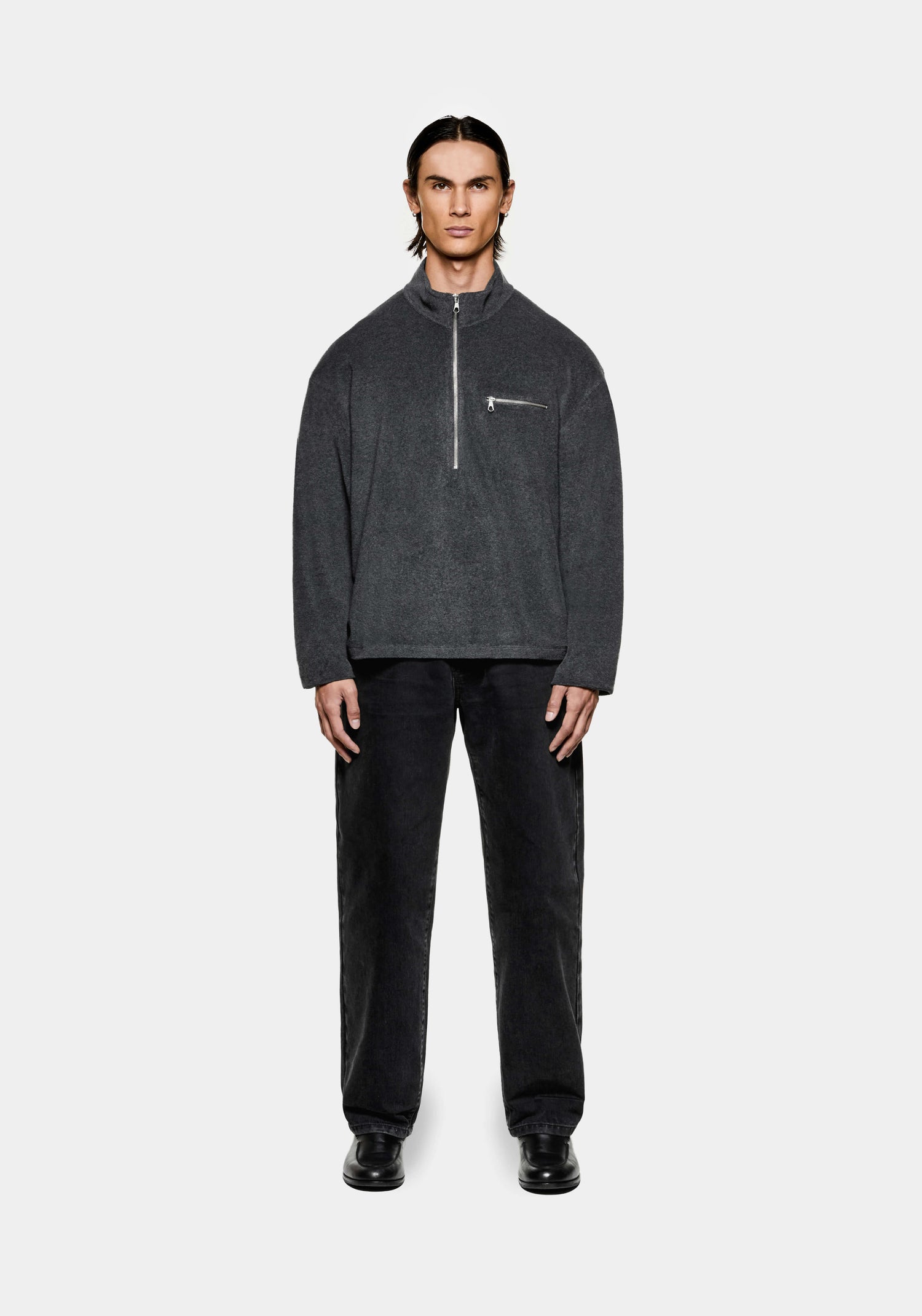 MKI TOWELLING QUARTER ZIP