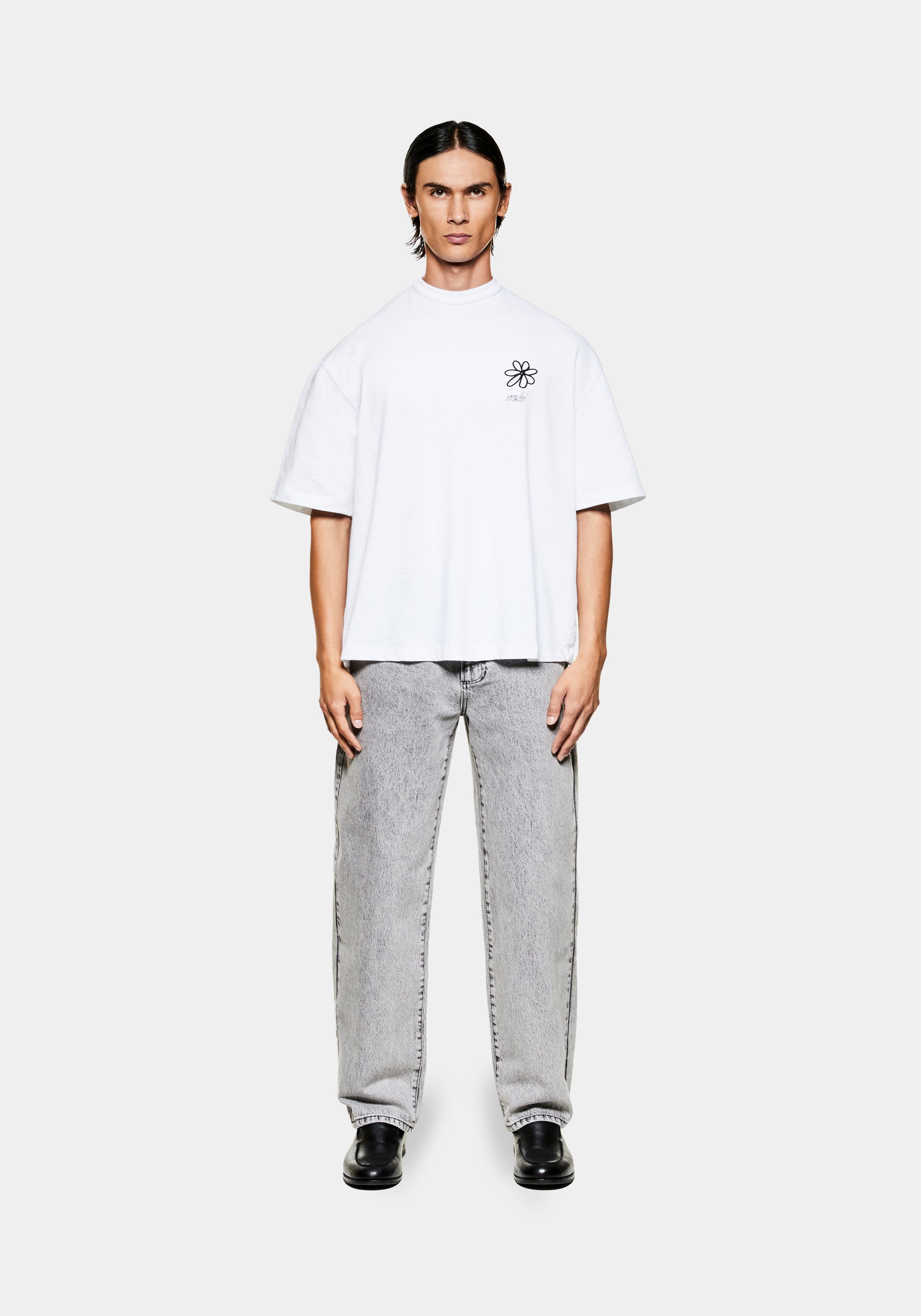 MKI FLORAL SKETCH 220 GSM SLUB T-SHIRT