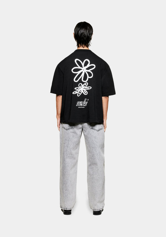 MKI FLORAL SKETCH 220 GSM SLUB T-SHIRT