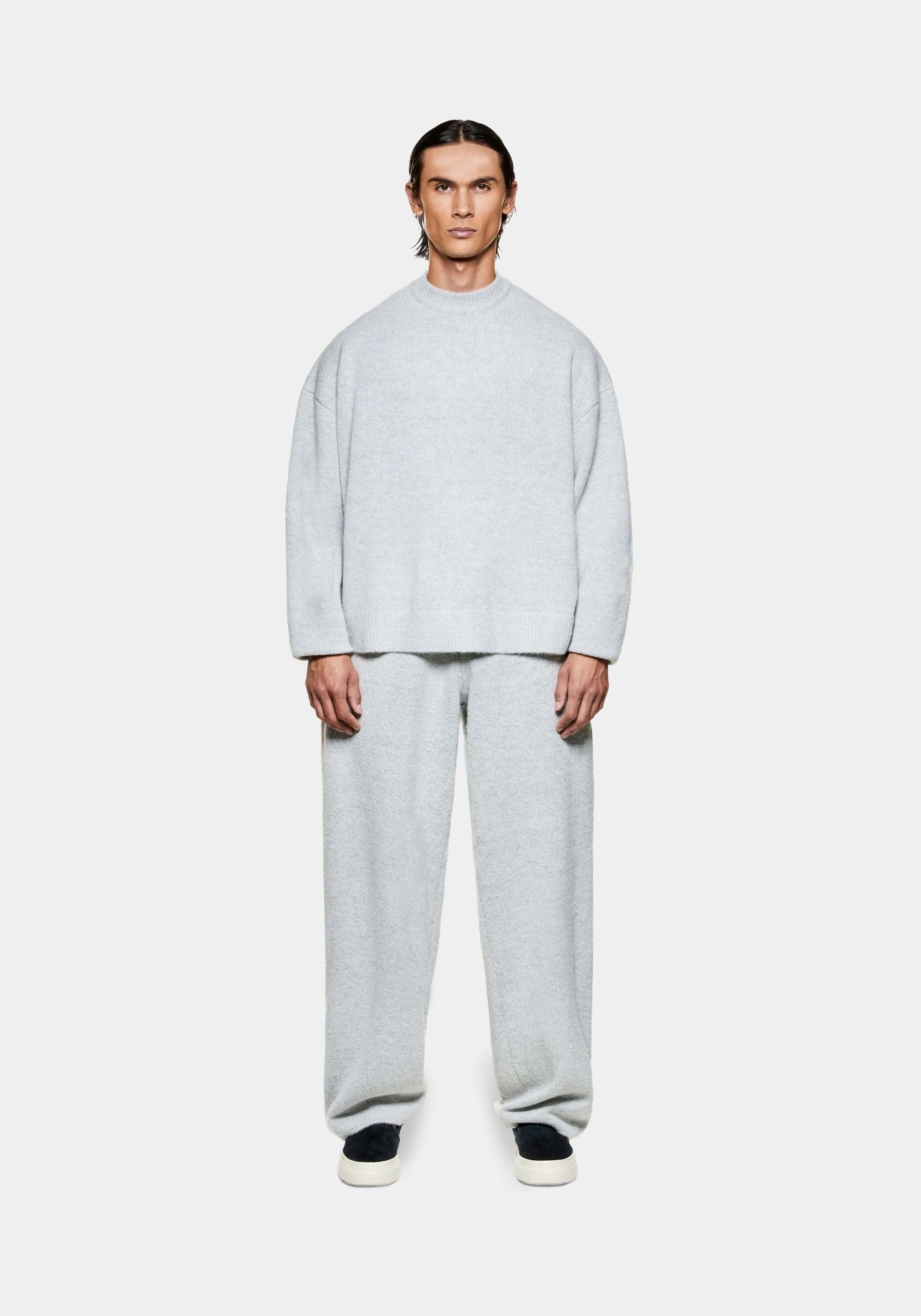 MKI MOHAIR BLEND KNIT CREWNECK