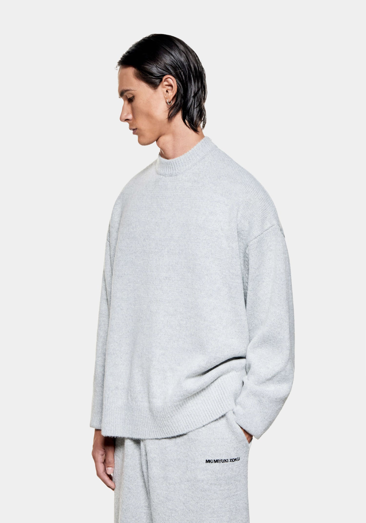 MKI MOHAIR BLEND KNIT CREWNECK