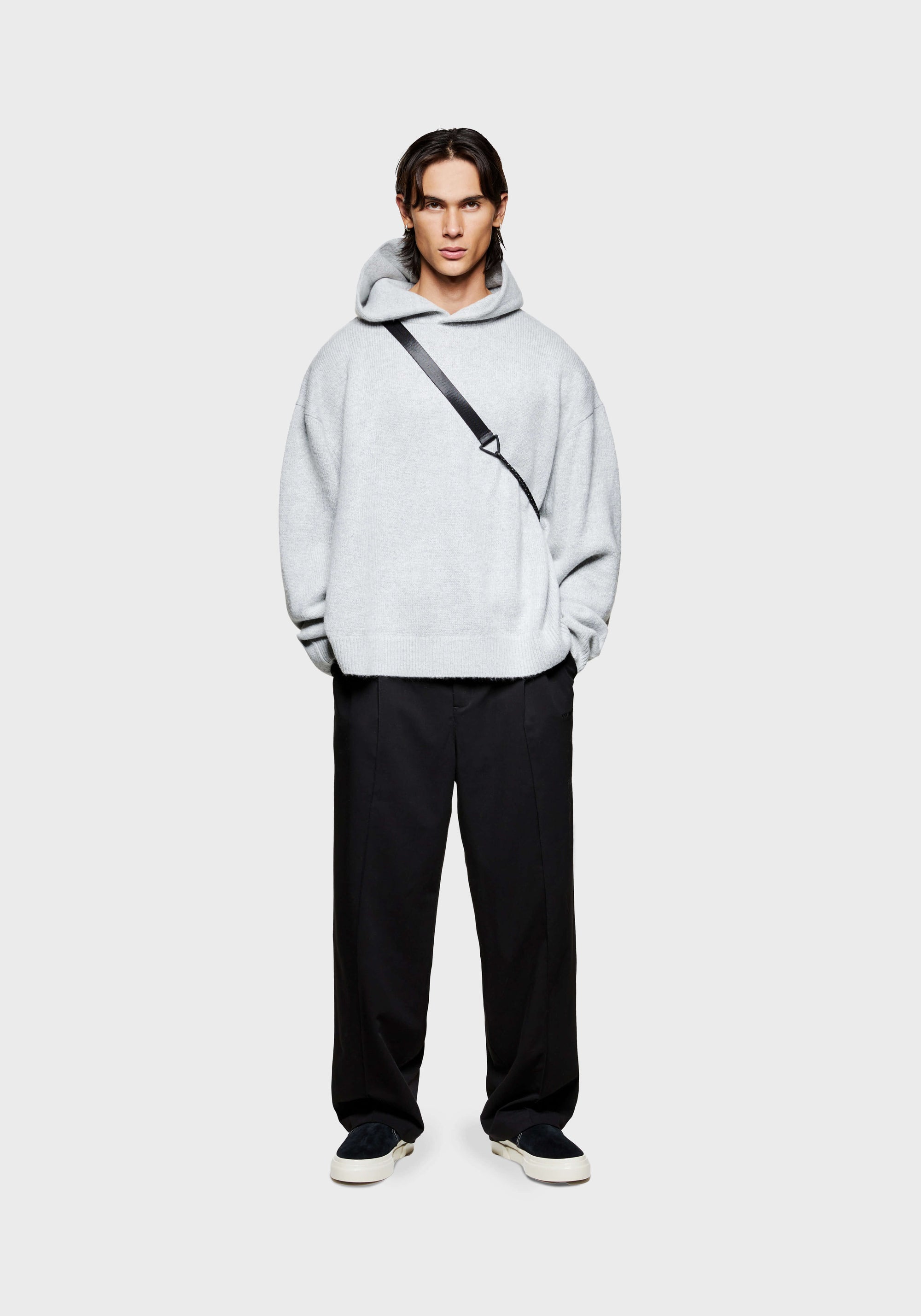 MKI MOHAIR BLEND KNIT HOODY