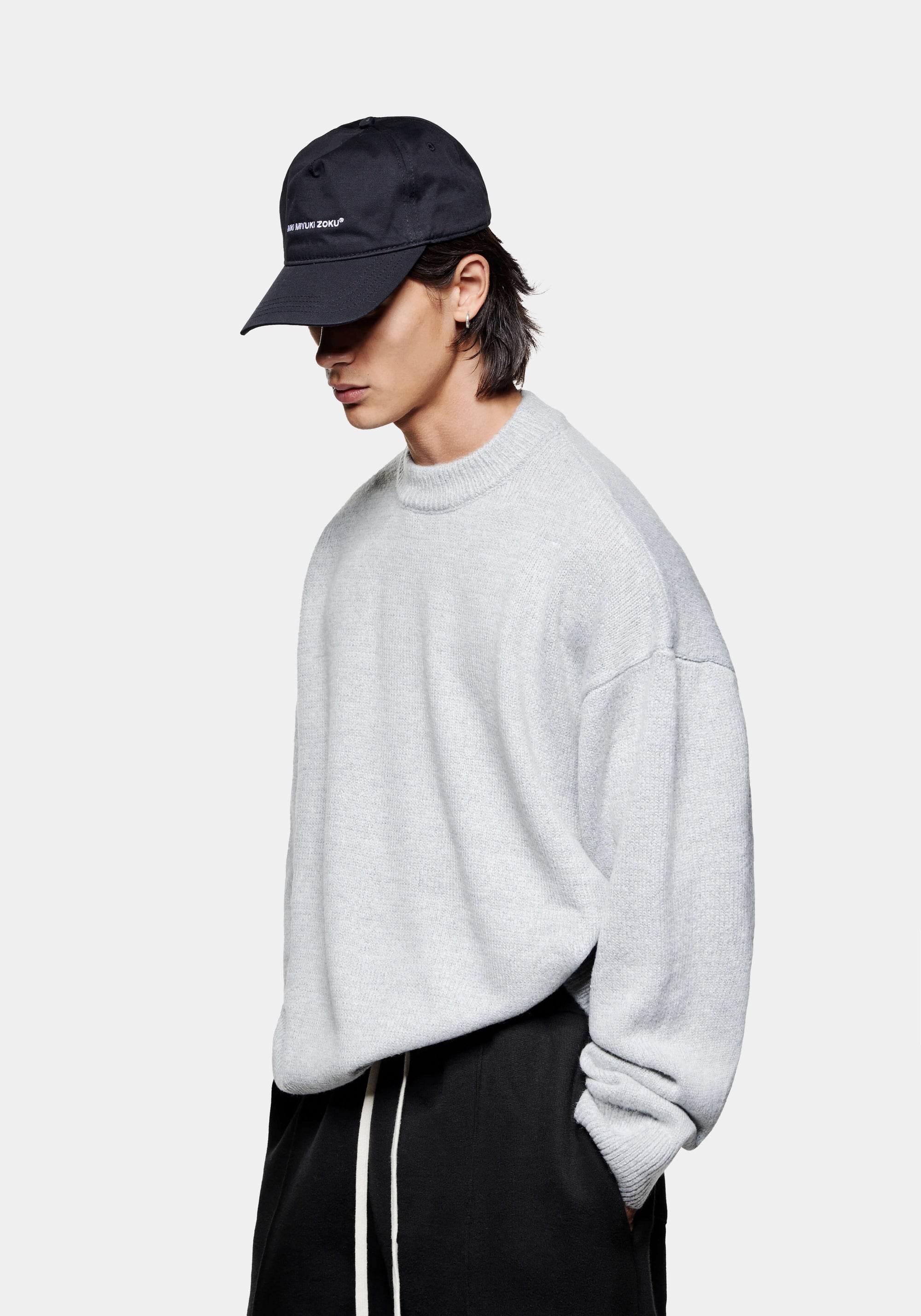 MKI MOHAIR BLEND KNIT CREWNECK