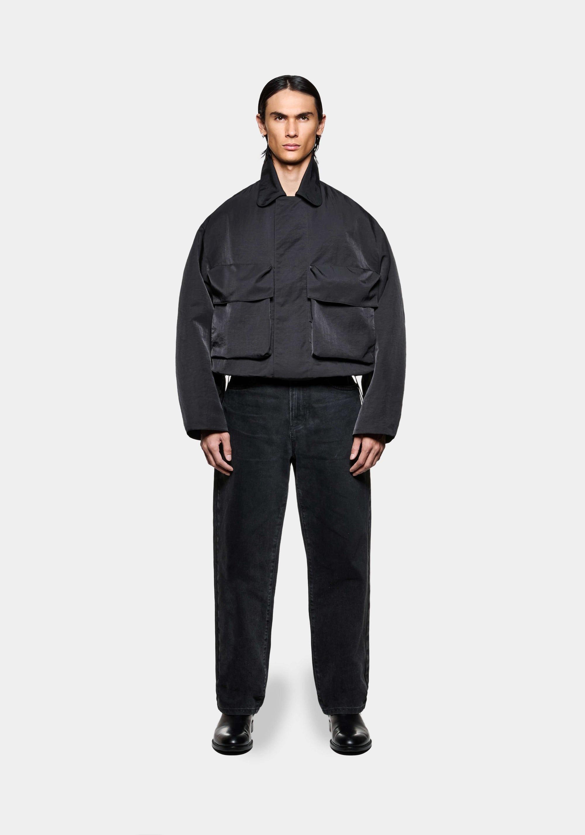 MKI SILKY NYLON PILOT JACKET