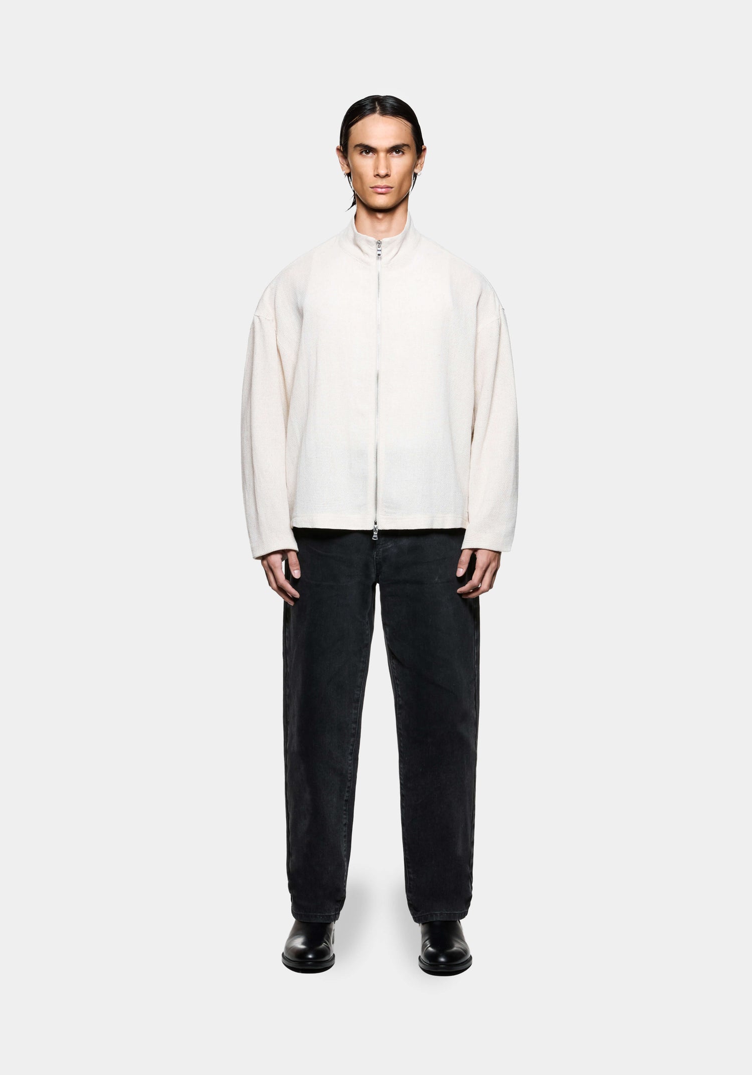 MKI BASKET WEAVE TRACK JACKET