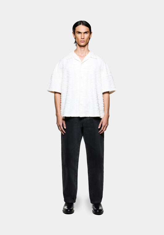 MKI JACQUARD FRINGE VACATION SHIRT