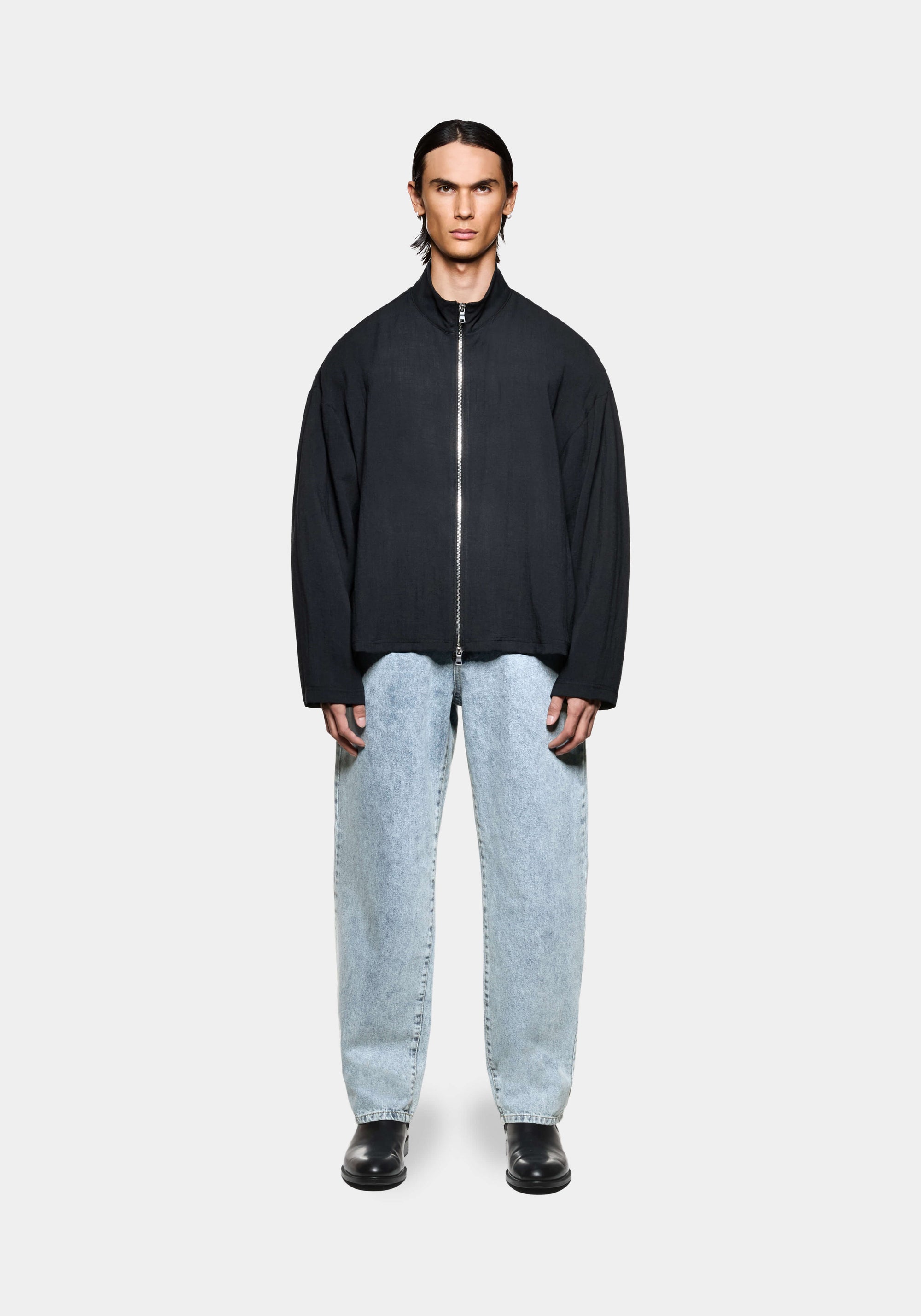 MKI DRAPE SLUB TRACK JACKET
