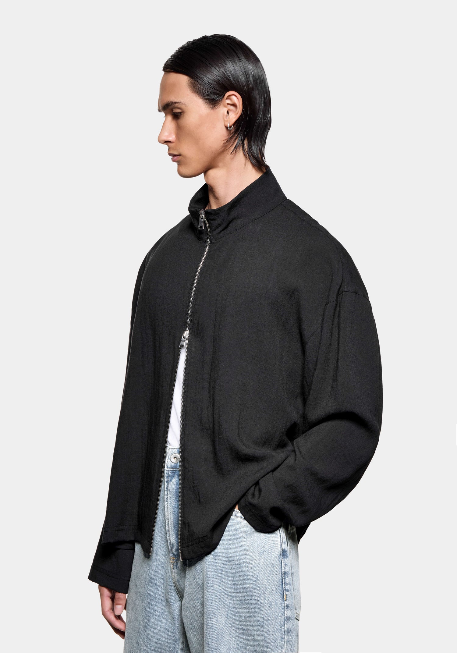 MKI DRAPE SLUB TRACK JACKET