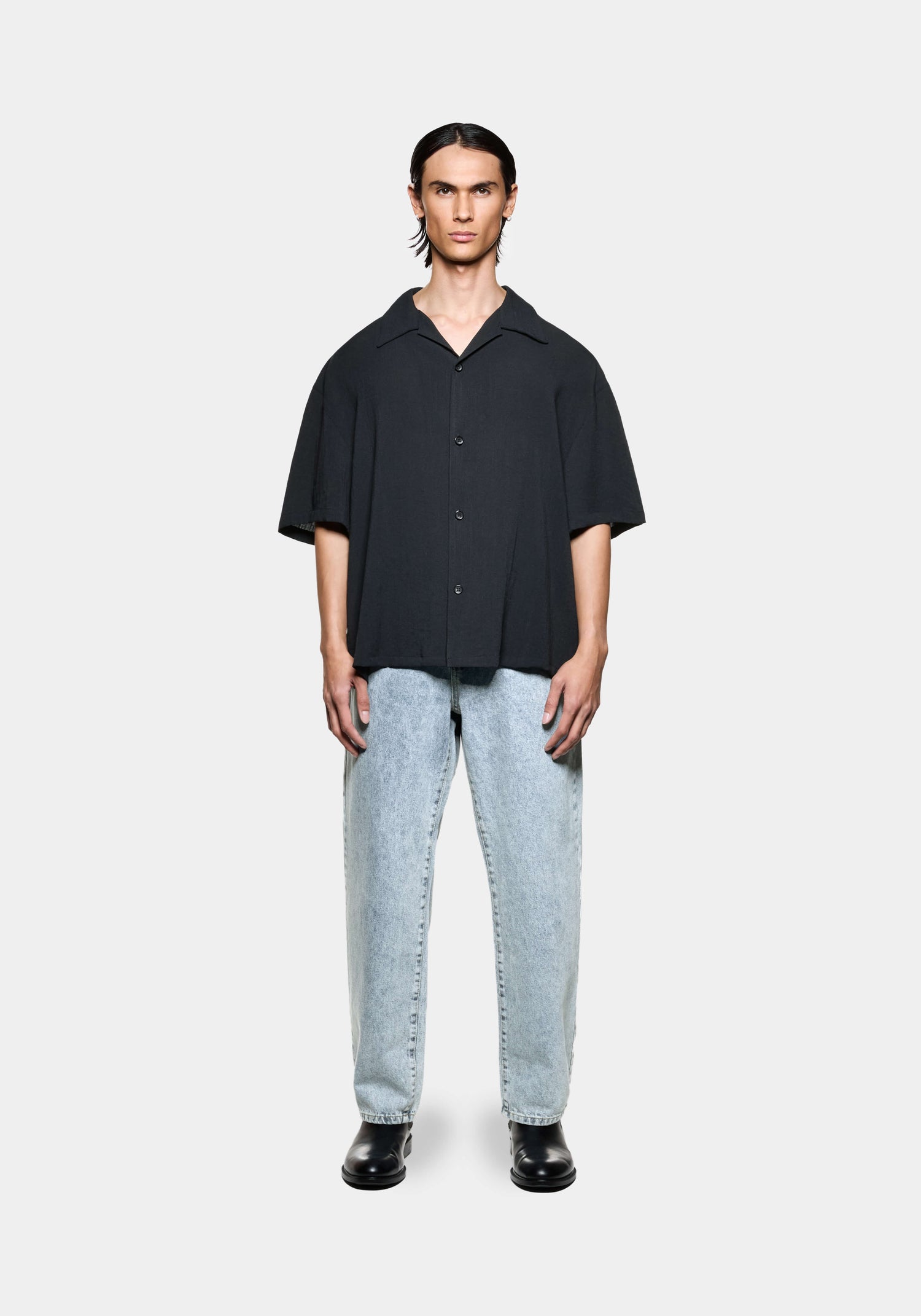 MKI DRAPE SLUB VACATION SHIRT