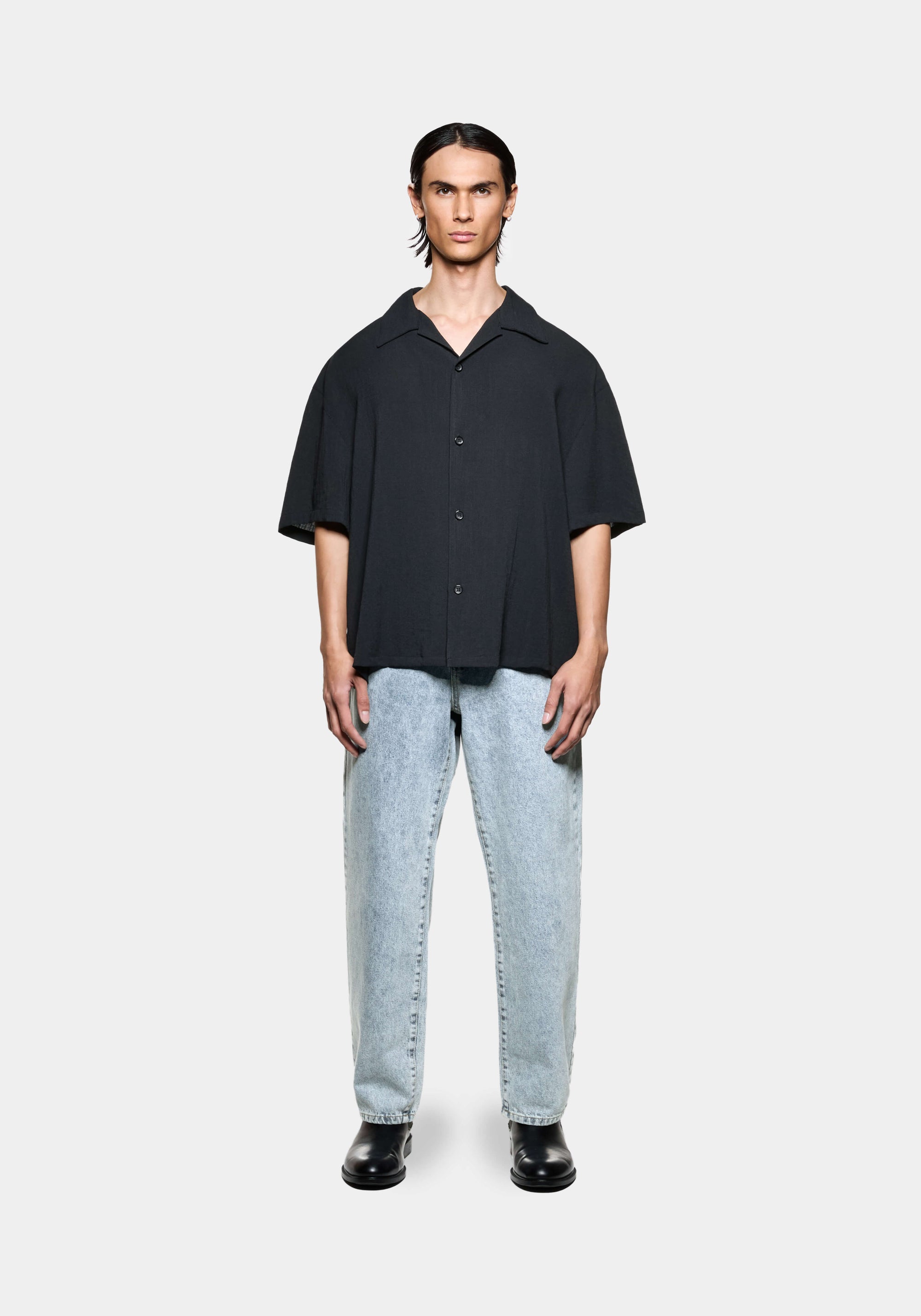 MKI DRAPE SLUB VACATION SHIRT