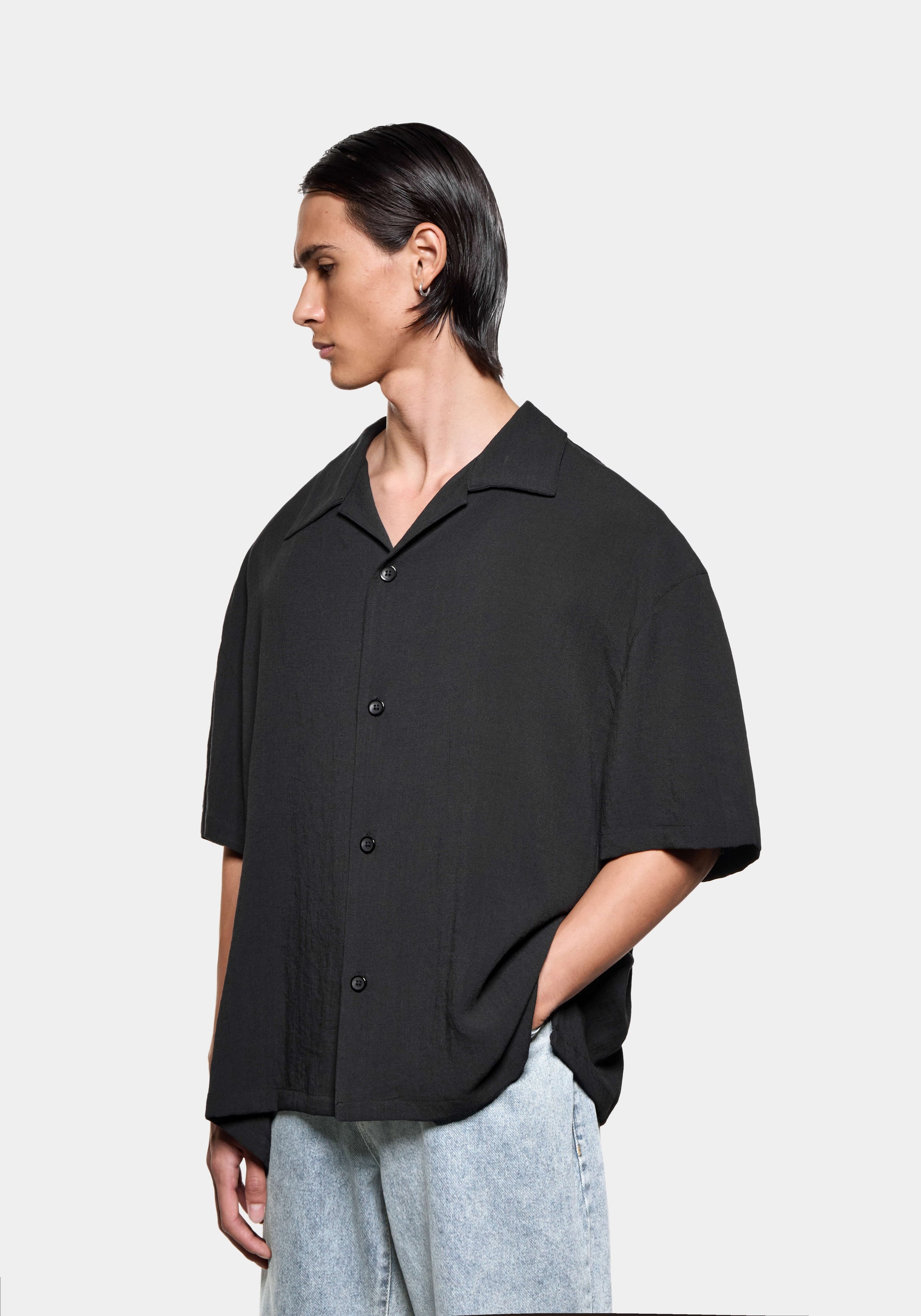 MKI DRAPE SLUB VACATION SHIRT