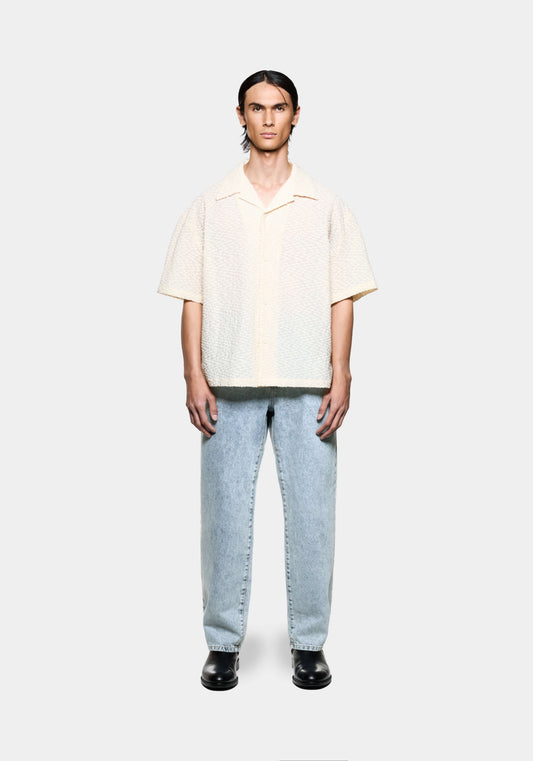 MKI RIBBON JACQUARD VACATION SHIRT