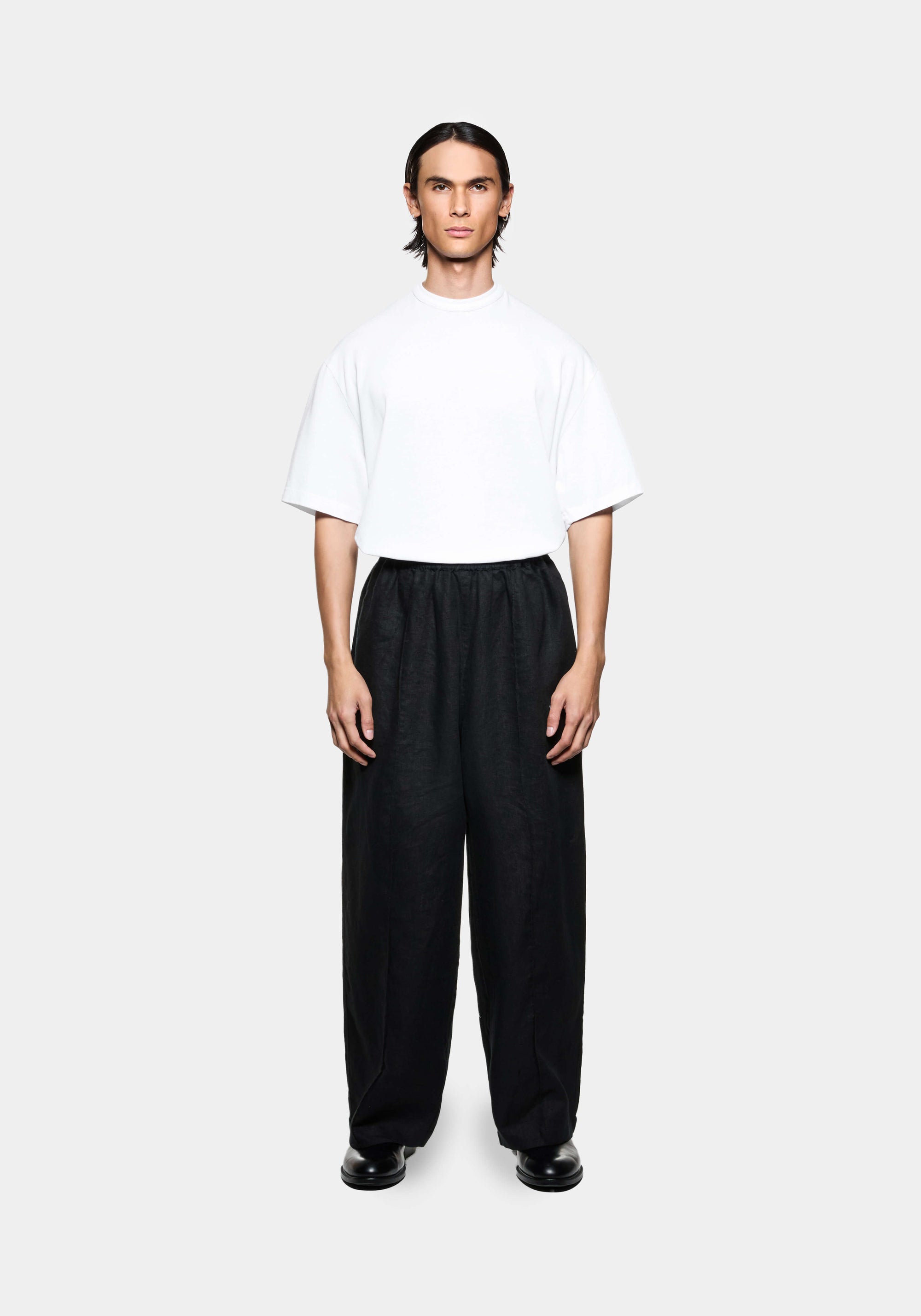 MKI LINEN WIDE LEG PANTS