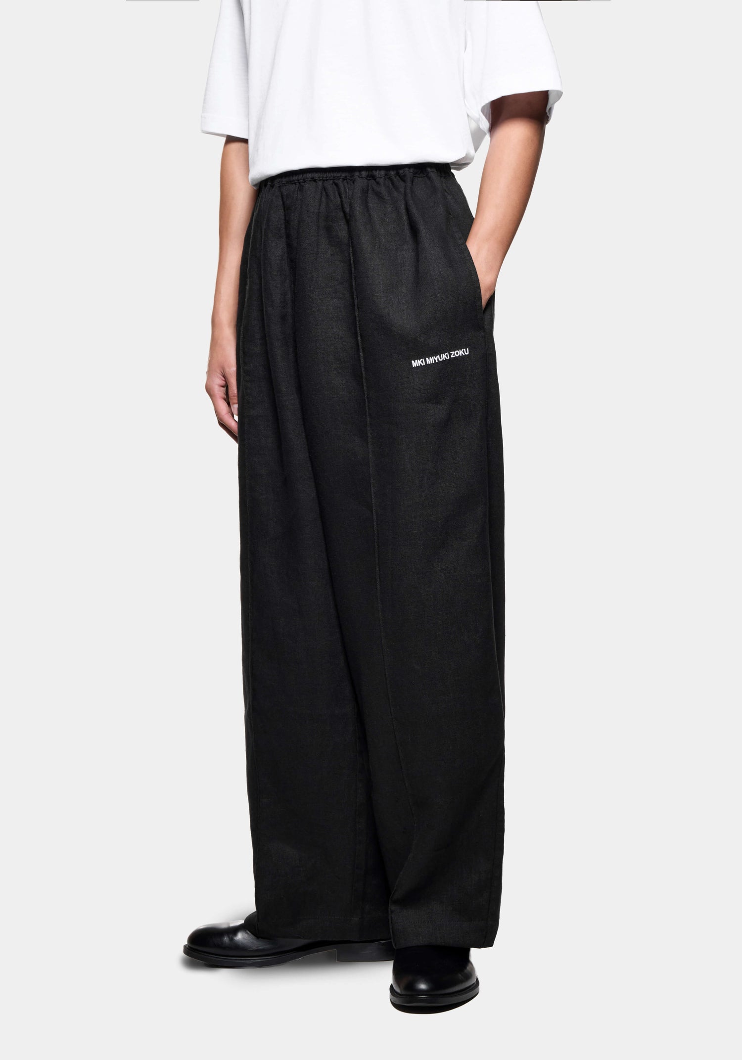 MKI LINEN WIDE LEG PANTS