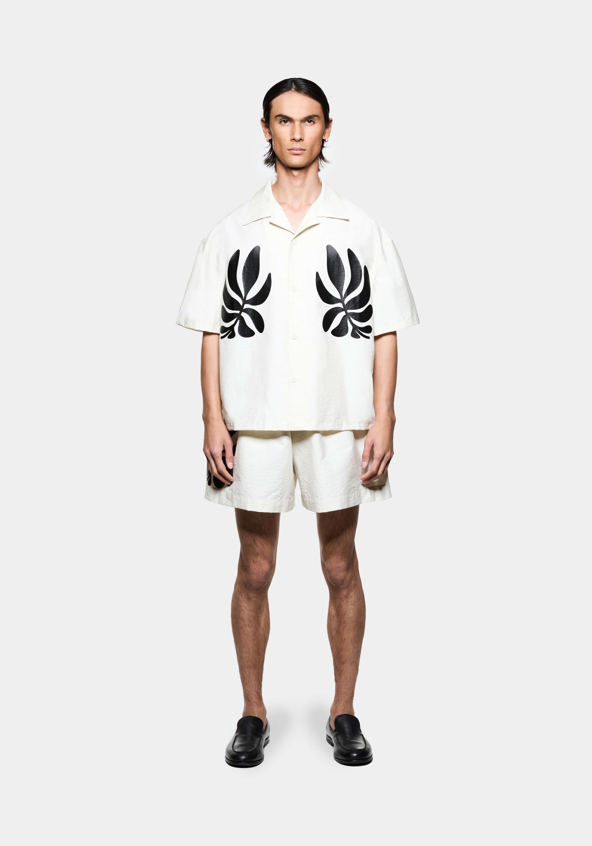 MKI BOTANICAL PRINT VACATION SHIRT