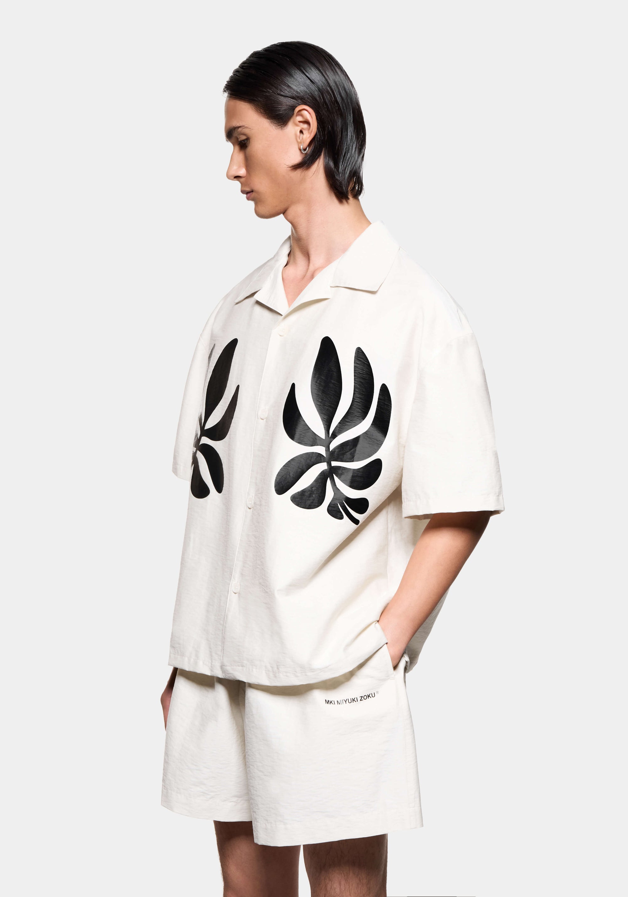 MKI BOTANICAL PRINT VACATION SHIRT