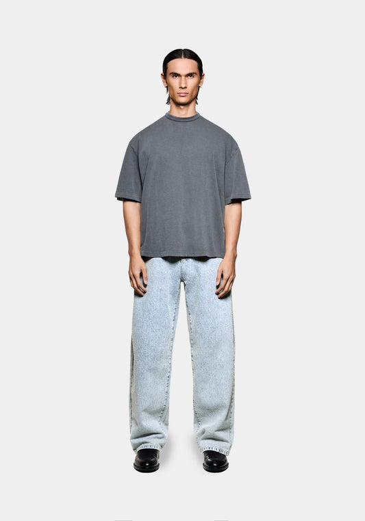 MKI TWISTED WEAVE WIDE LEG JEANS