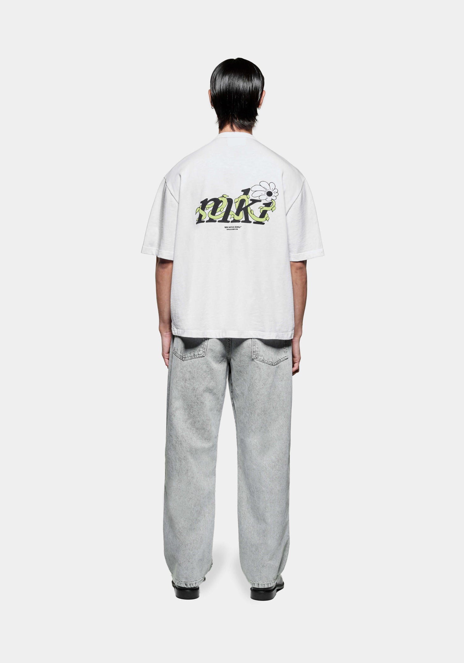 MKI FLORAL VINE 220GSM SLUB T-SHIRT