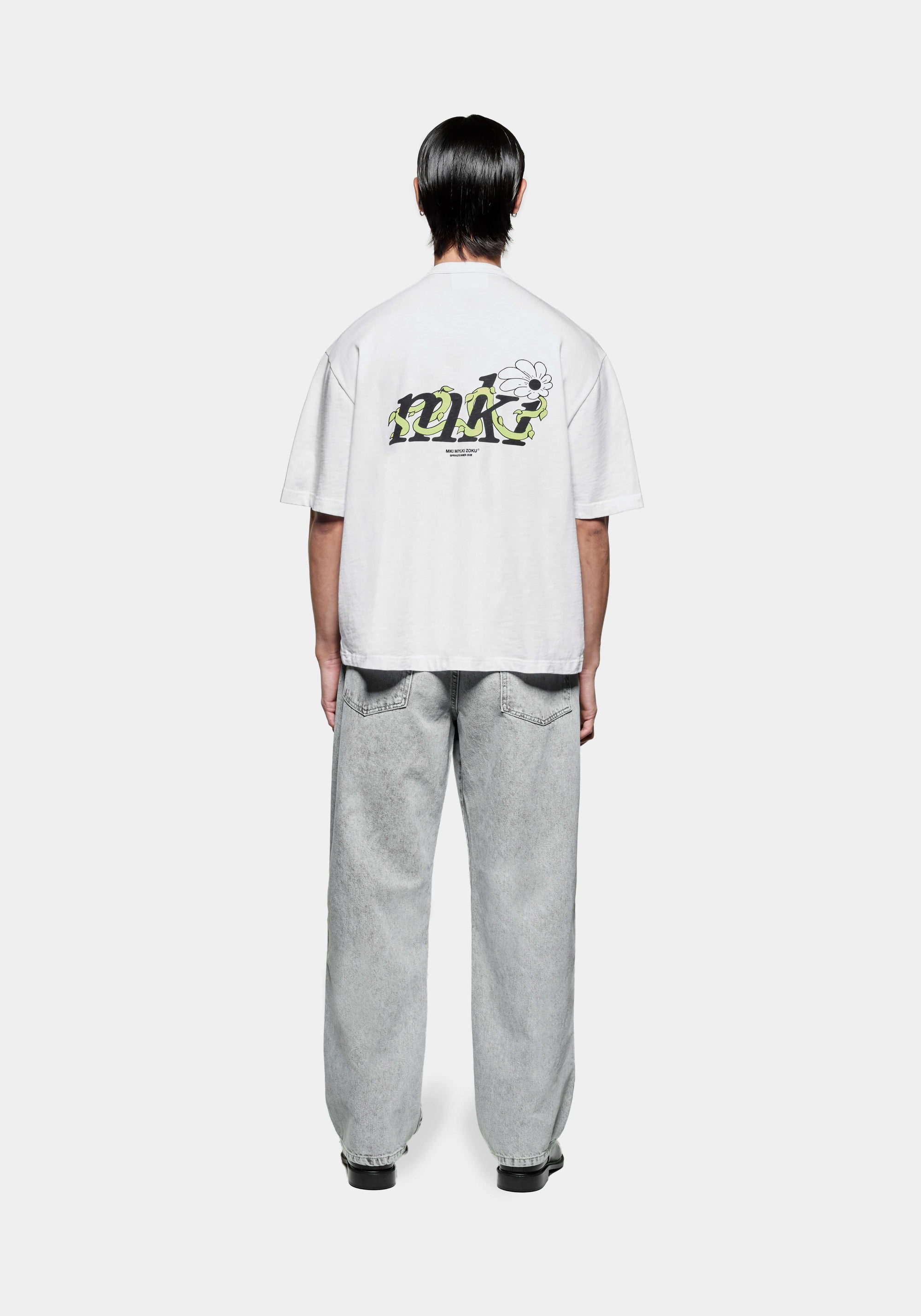 MKI FLORAL VINE 220GSM SLUB T-SHIRT