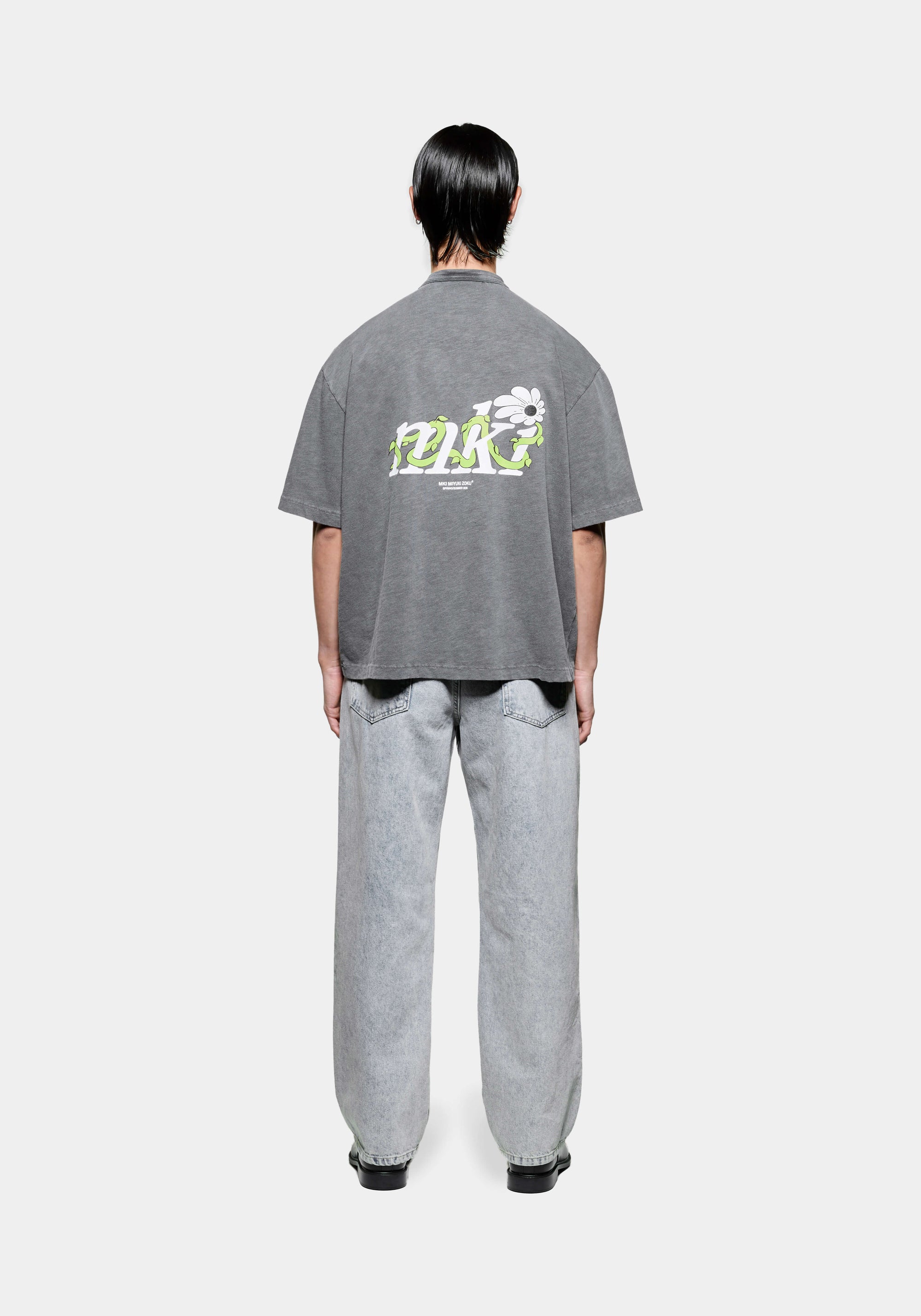 MKI FLORAL VINE 220GSM SLUB T-SHIRT