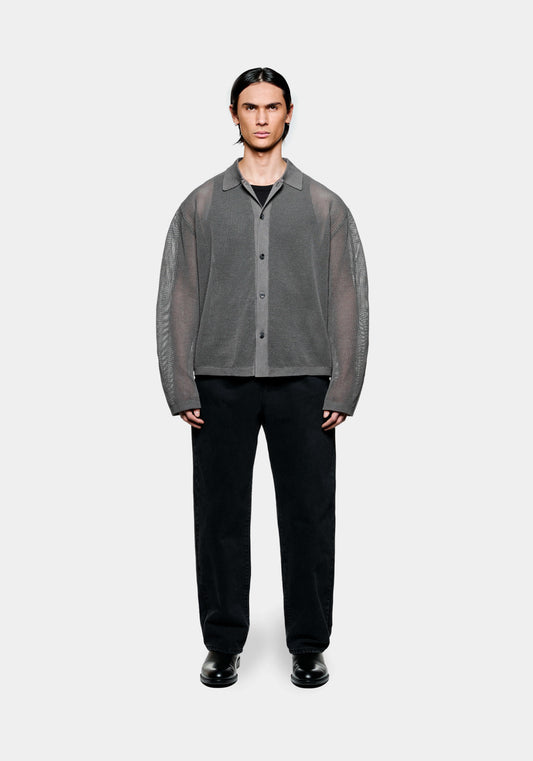 MKI LINEN LOOSE KNIT CARDIGAN