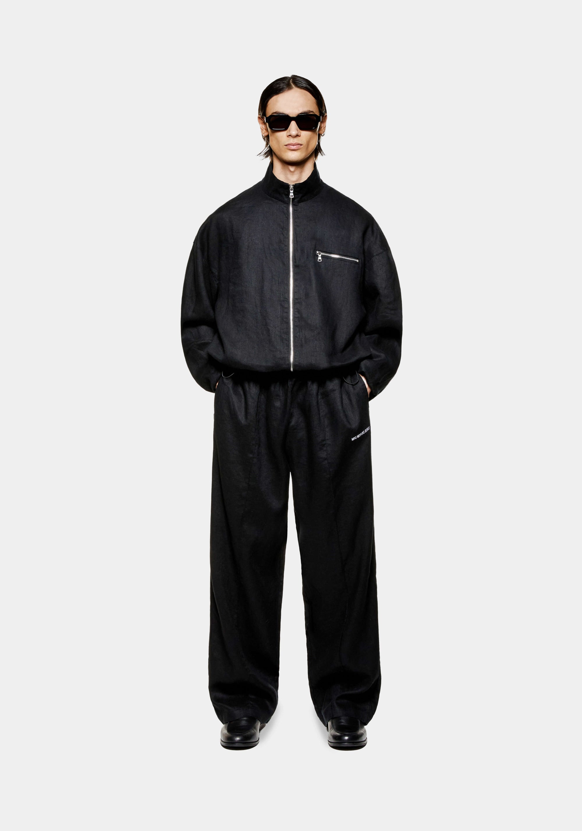 MKI LINEN TRACK JACKET