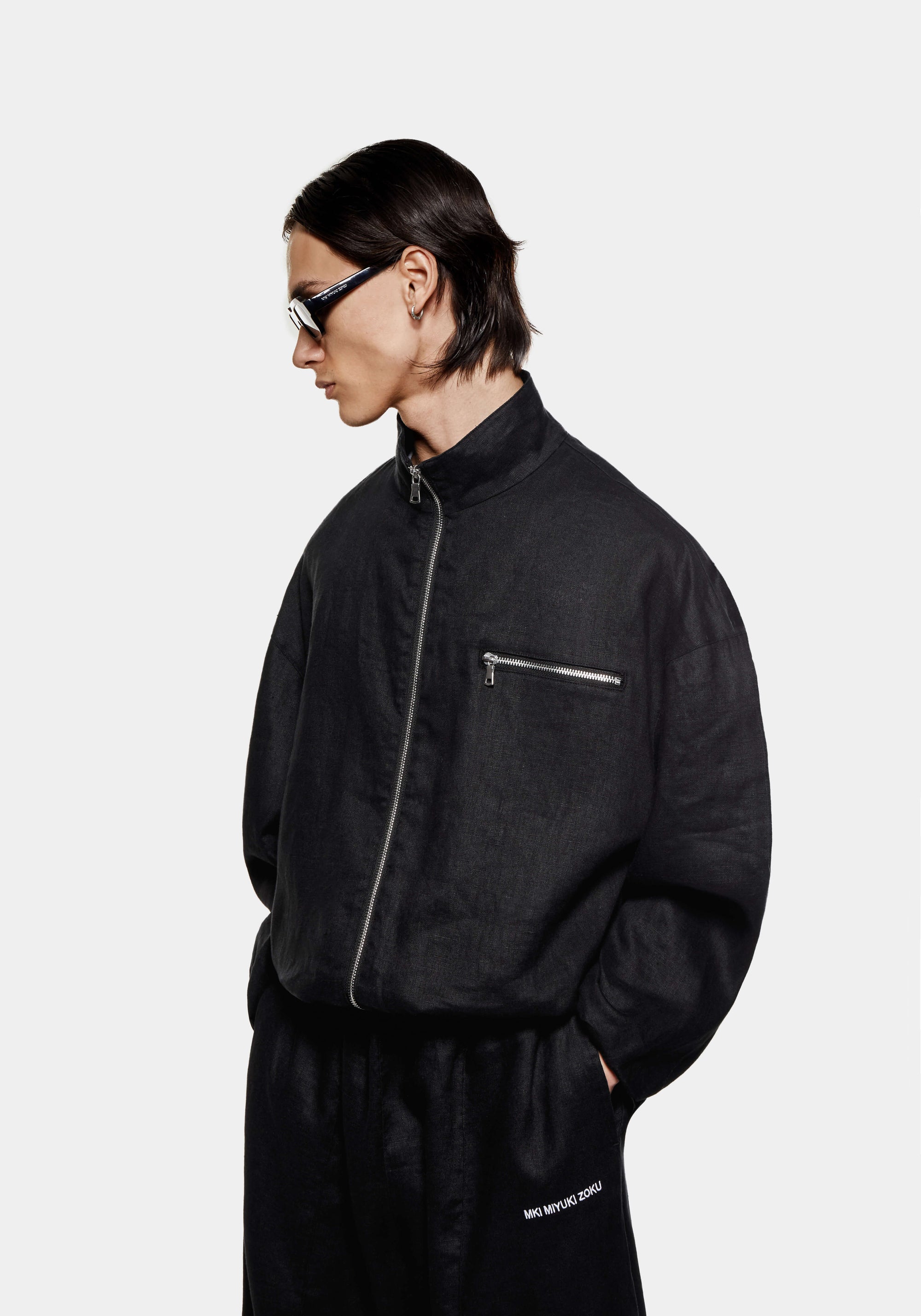 MKI LINEN TRACK JACKET