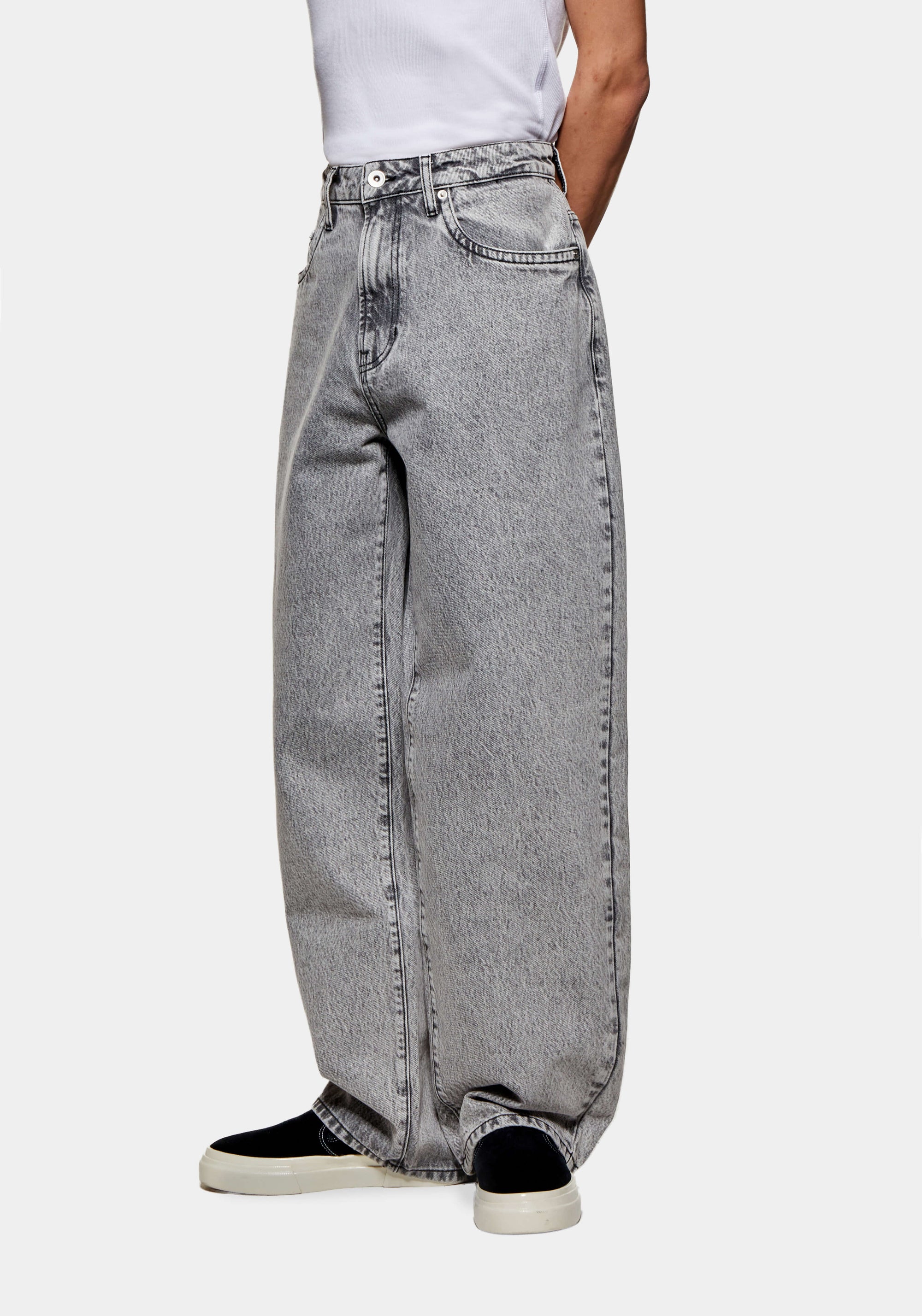 MKI DENIM WIDE LEG JEAN