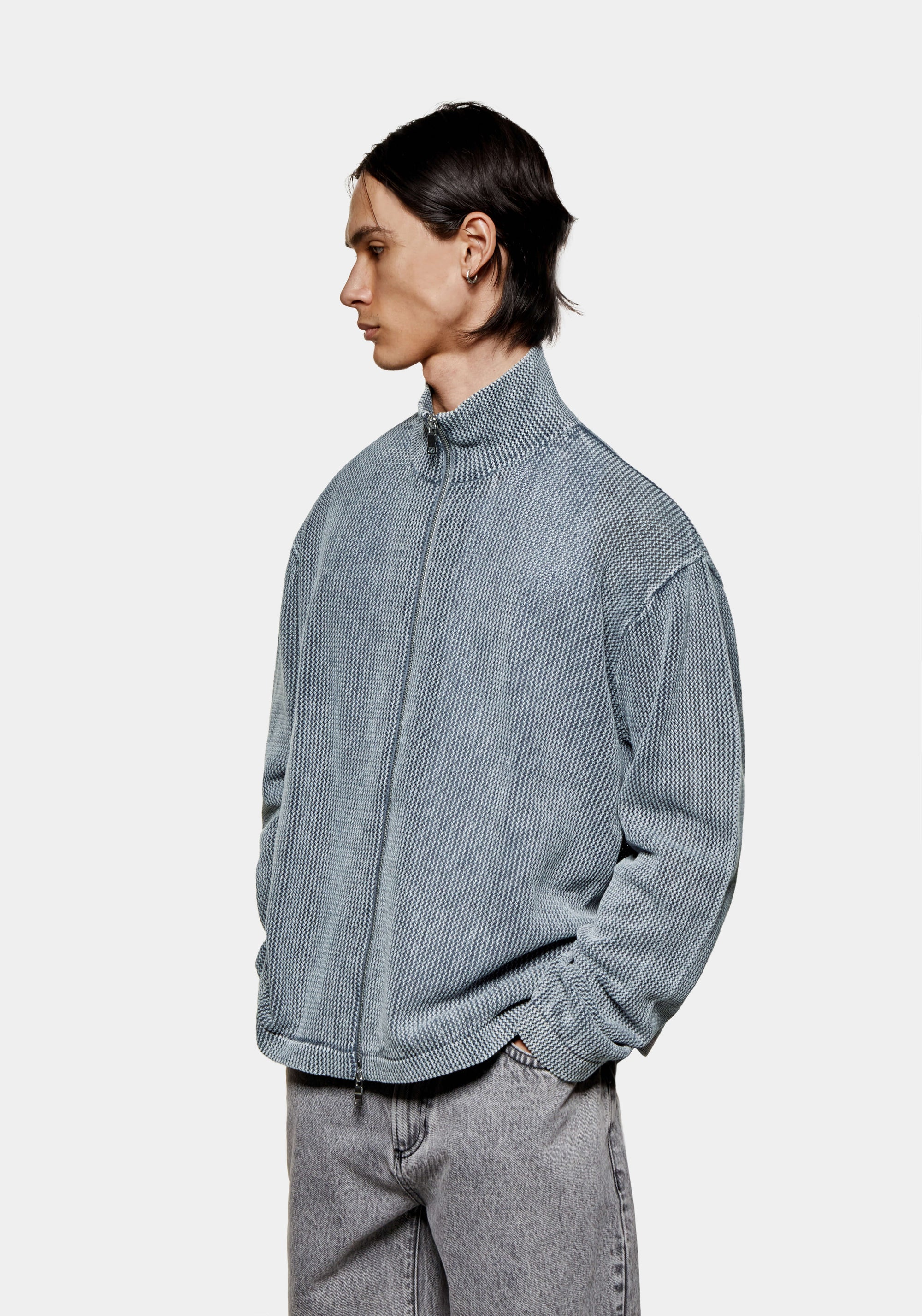 MKI PIGMENT LOOSE GAUGE TRACK JACKET