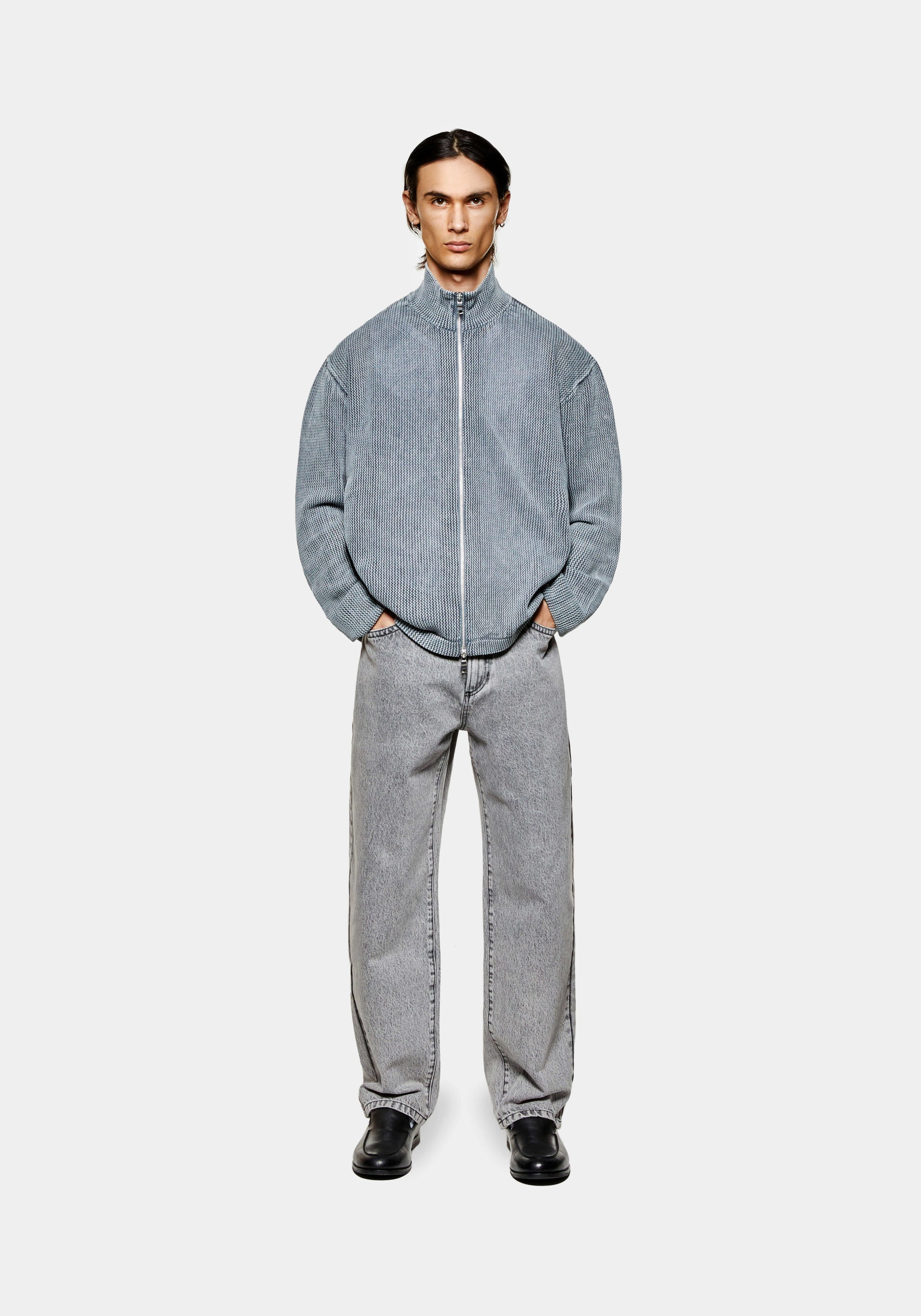 MKI PIGMENT LOOSE GAUGE TRACK JACKET