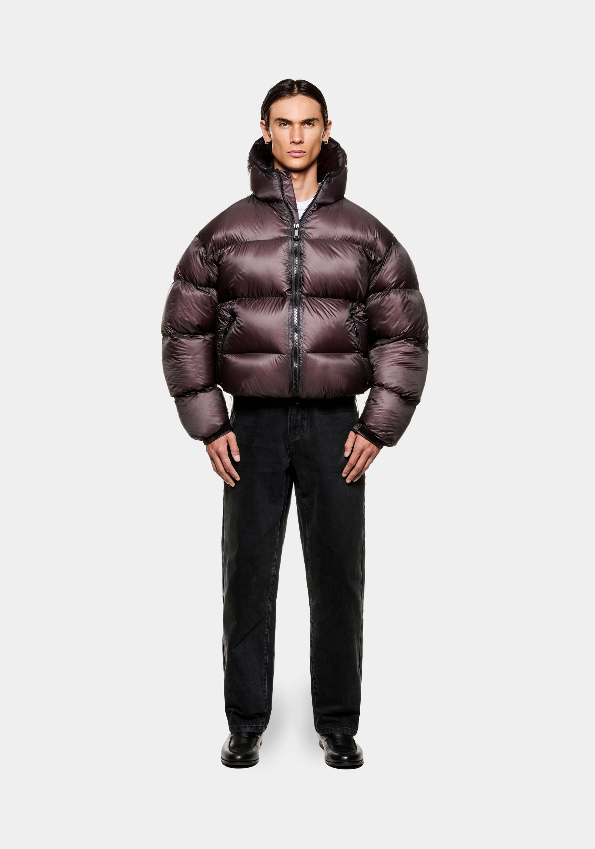 MKI TRANSLUCENT HOODED BUBBLE JACKET