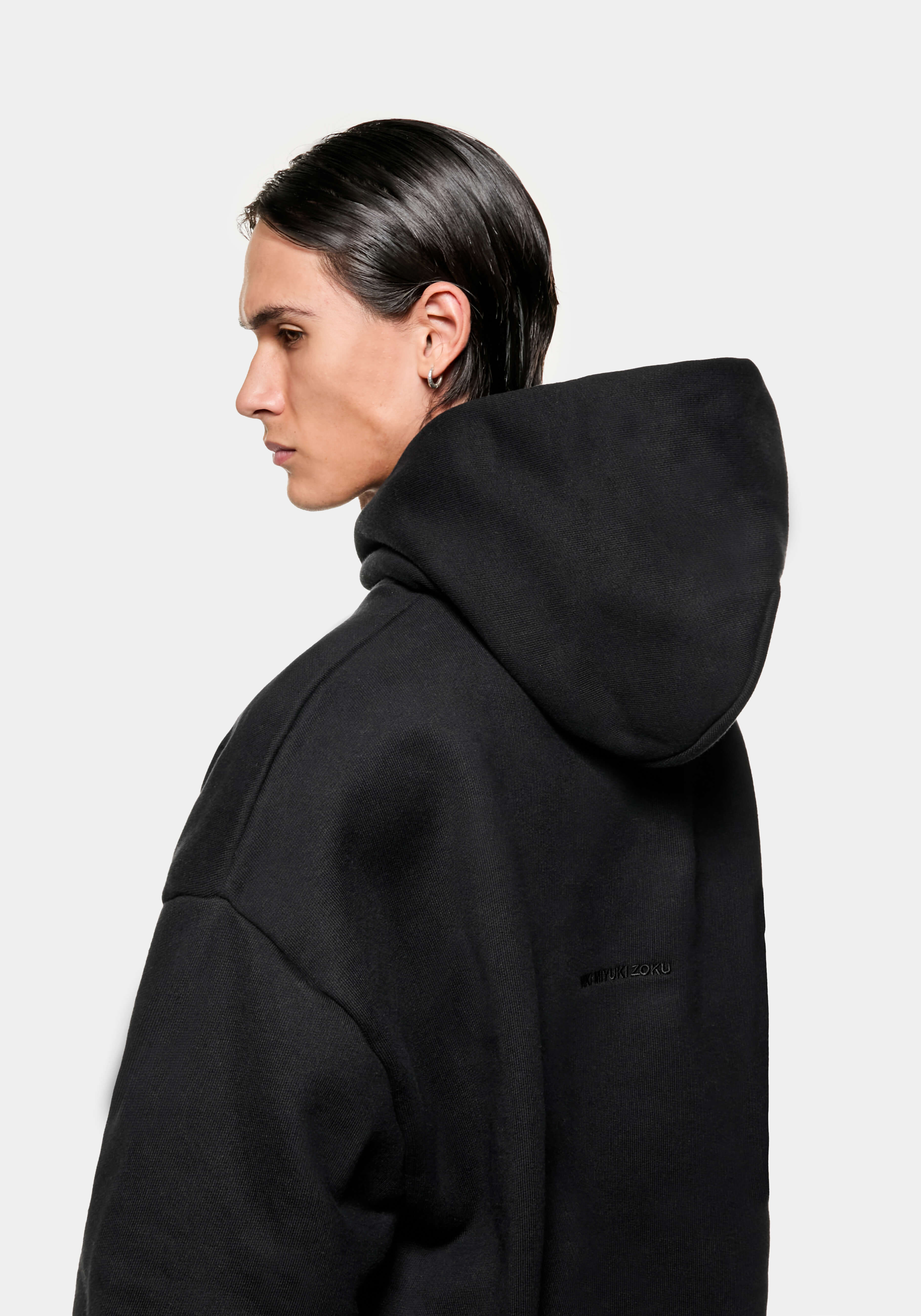 MKI BLACK 800 GSM SUPERWEIGHT HOODY – MKI MIYUKI ZOKU®