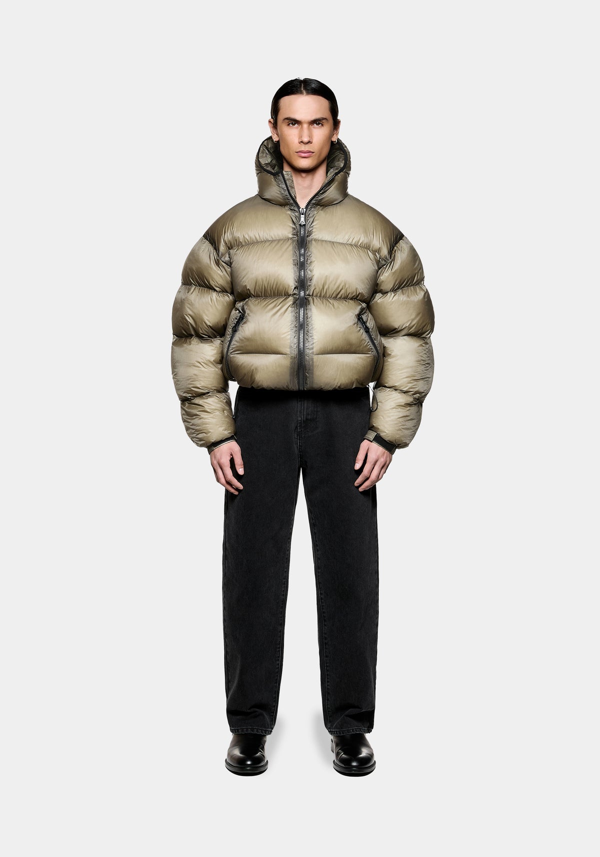 MKI TRANSLUCENT HOODED BUBBLE JACKET