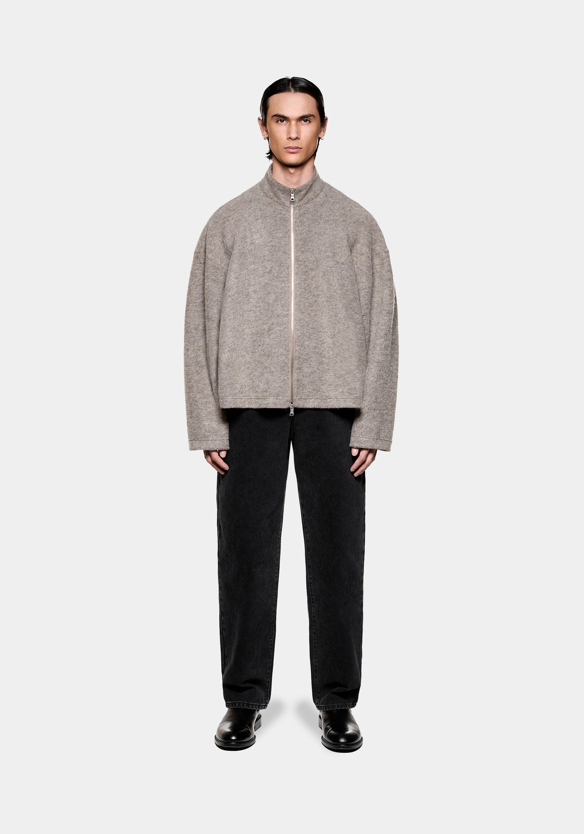 MKI PRESSED WOOL TRACK JACKET