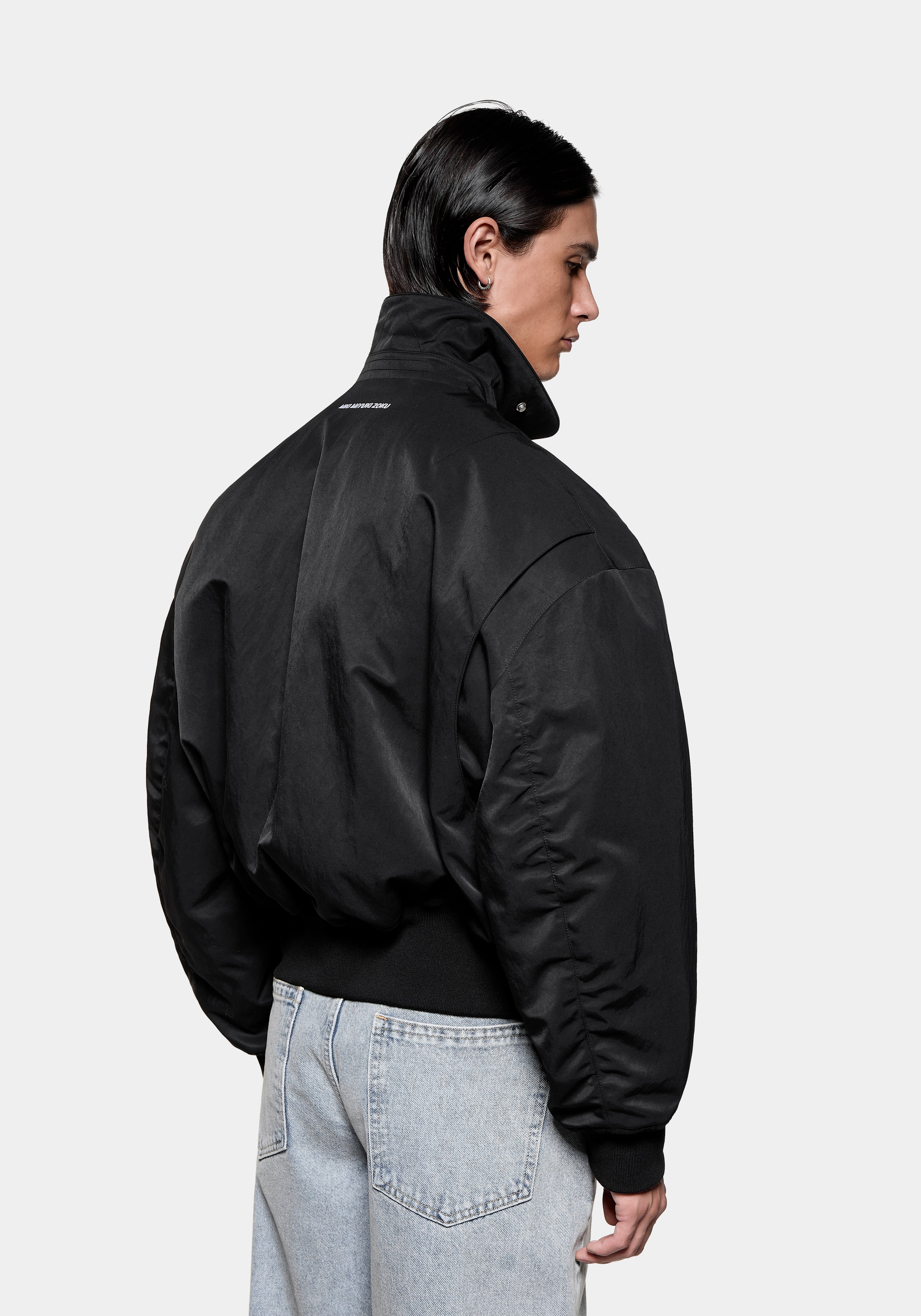 Front view showing the relaxed fit and dropped shoulders