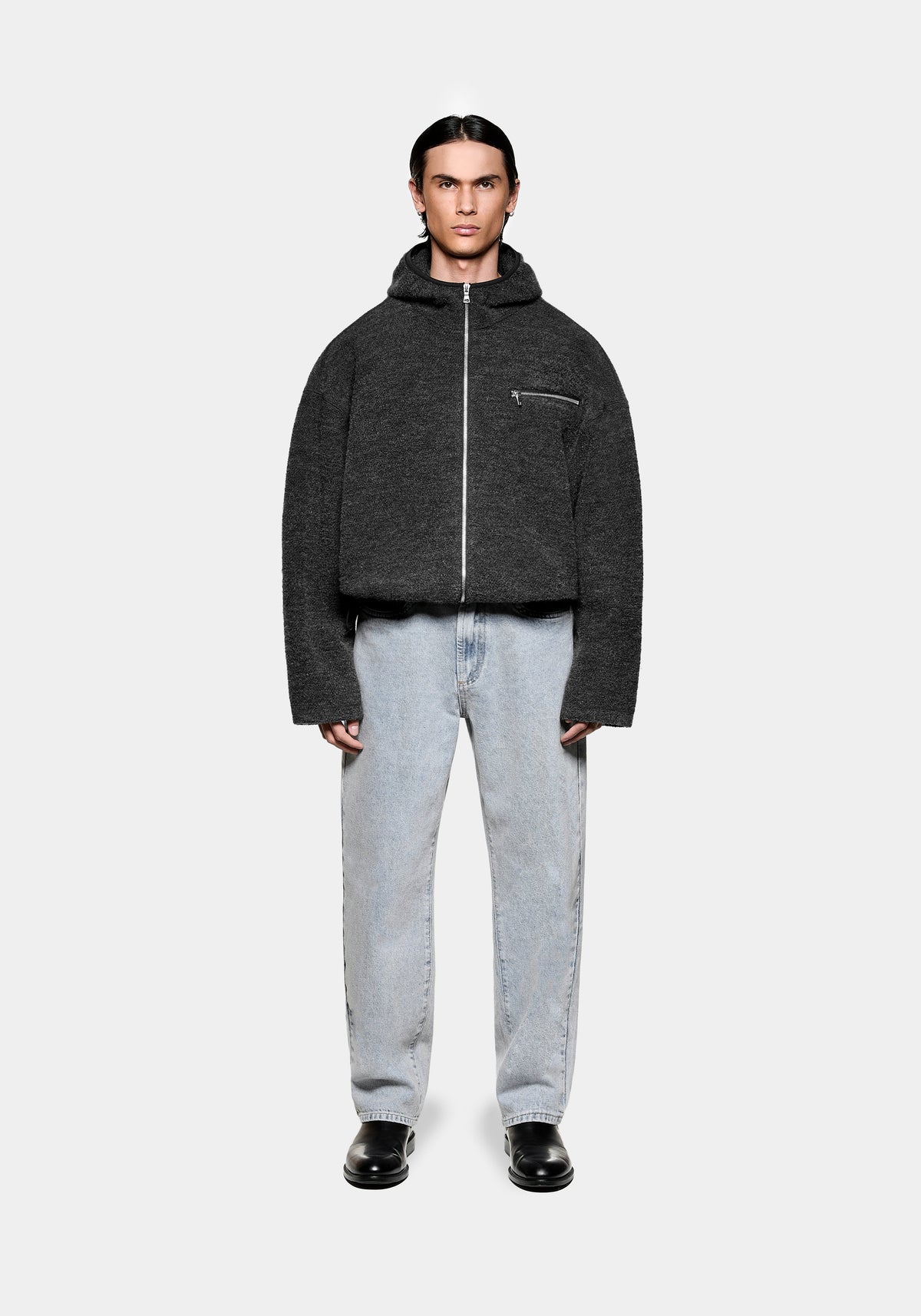 MKI BOUCLE ZIP HOODY