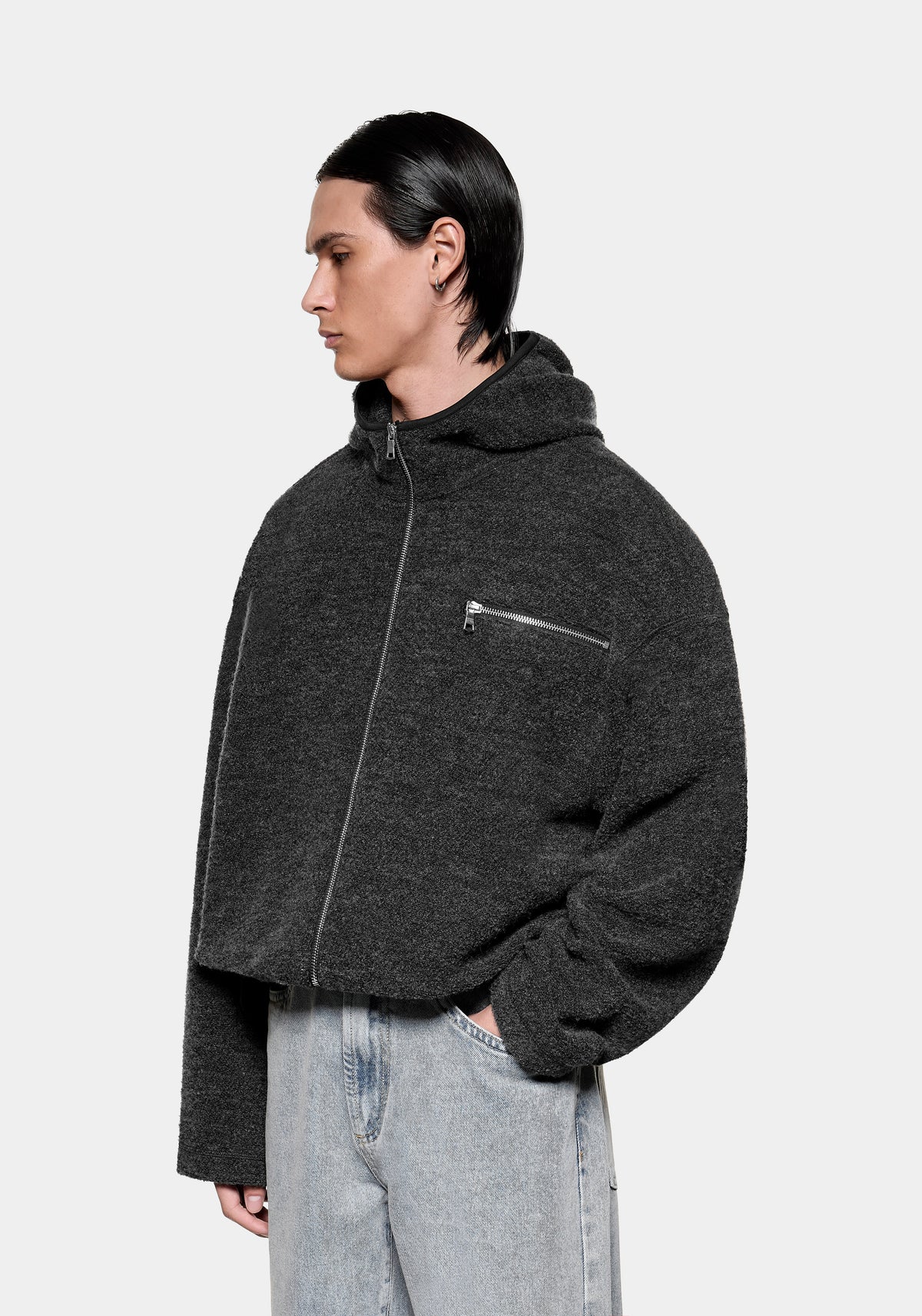 MKI BOUCLE ZIP HOODY