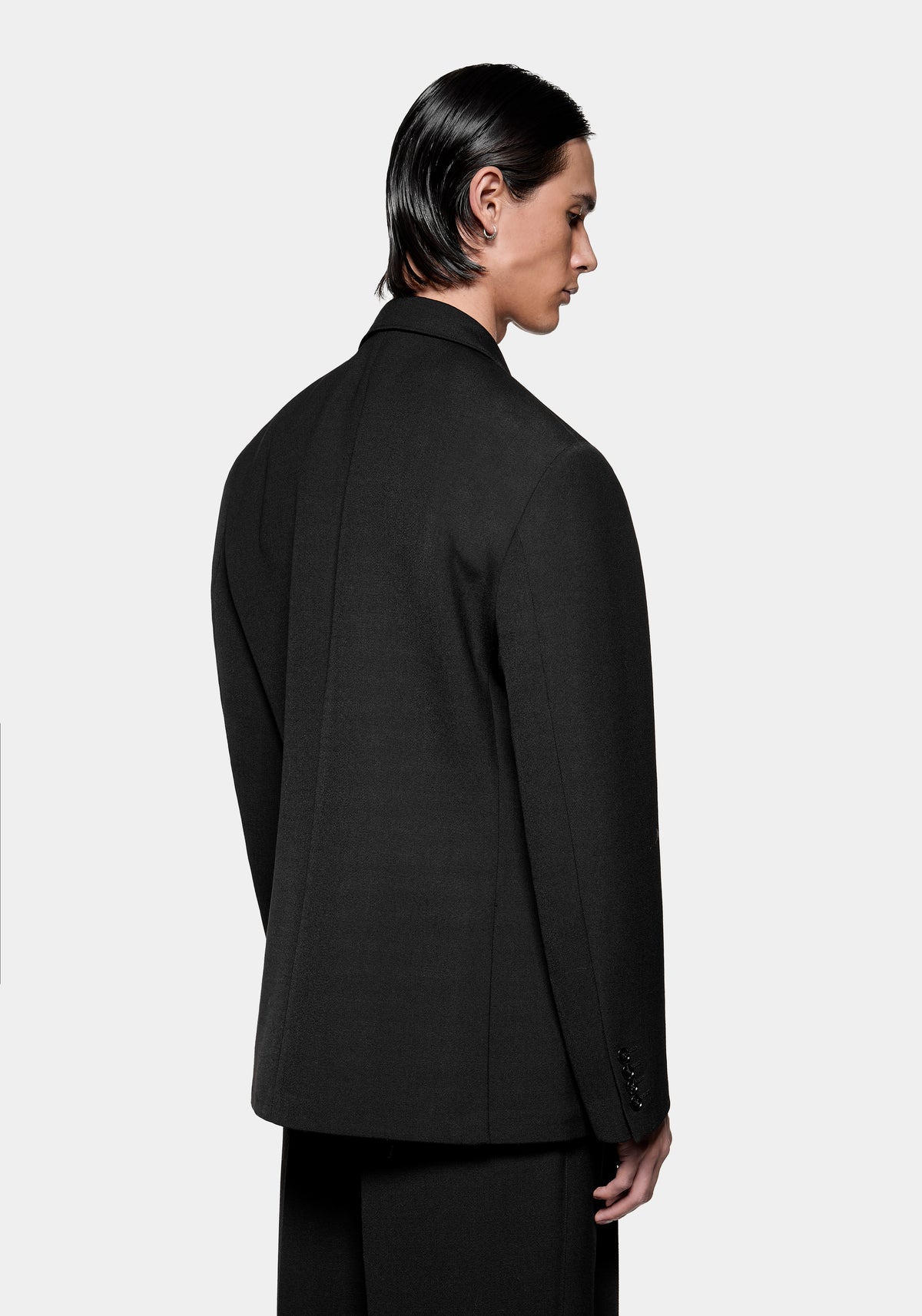 MKI LT WOOL DOUBLE BREASTED SUIT JACKET