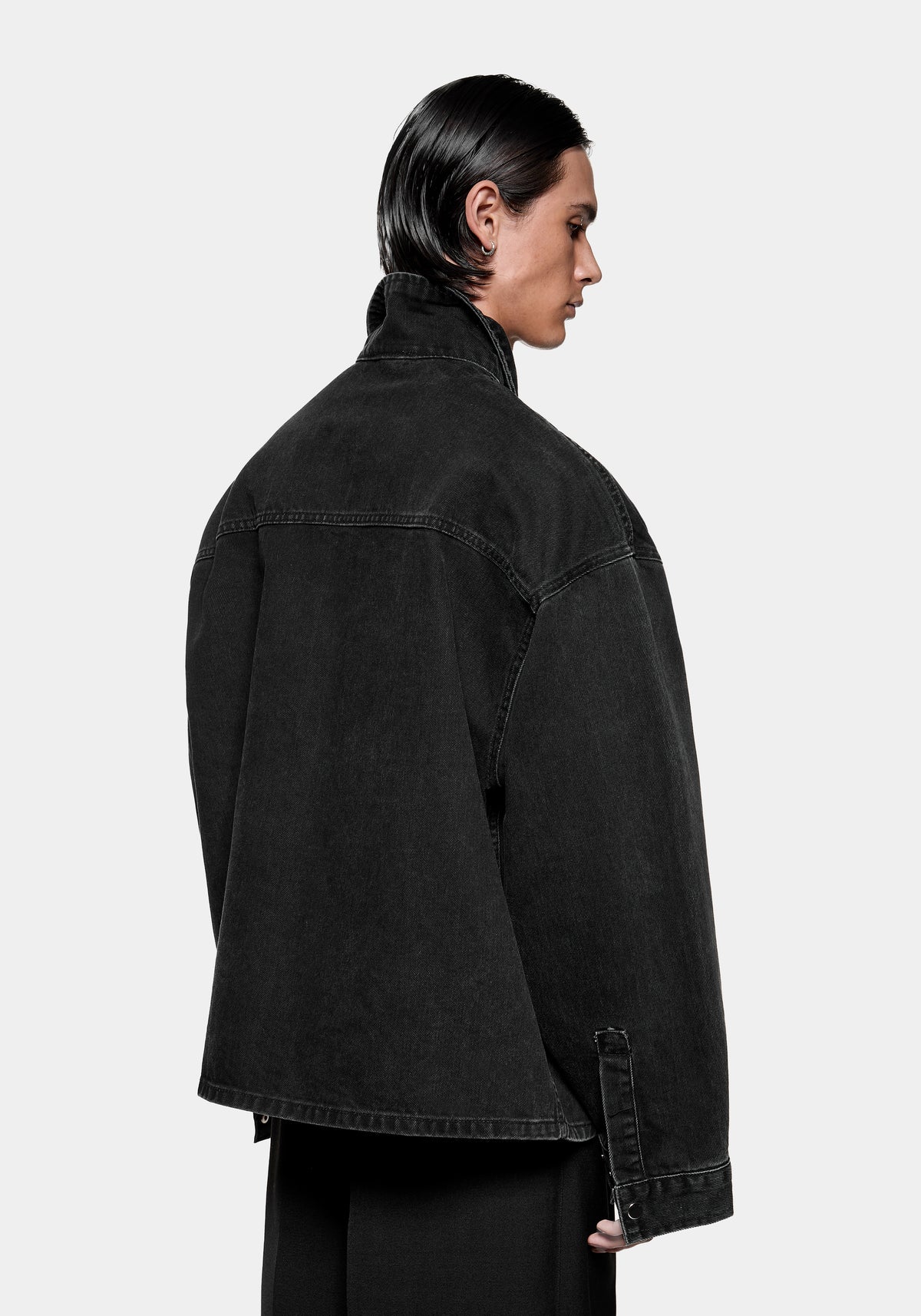 MKI DENIM BOX OVERSHIRT