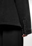 Close-up of the hem and cuff detail